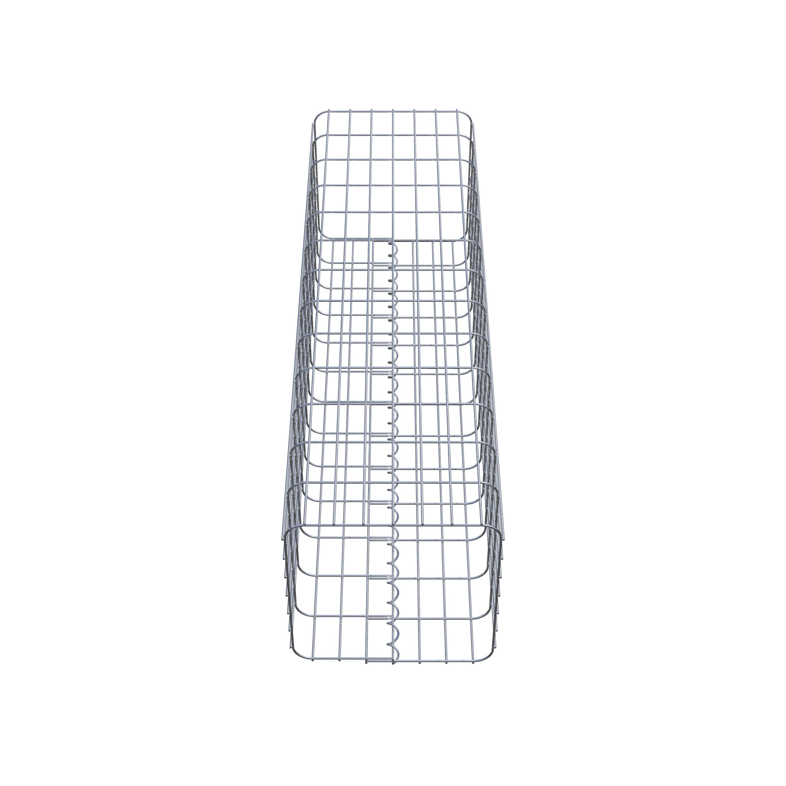 Colonne de gabion 37 x 37 cm, MW 5 x 10 cm carré