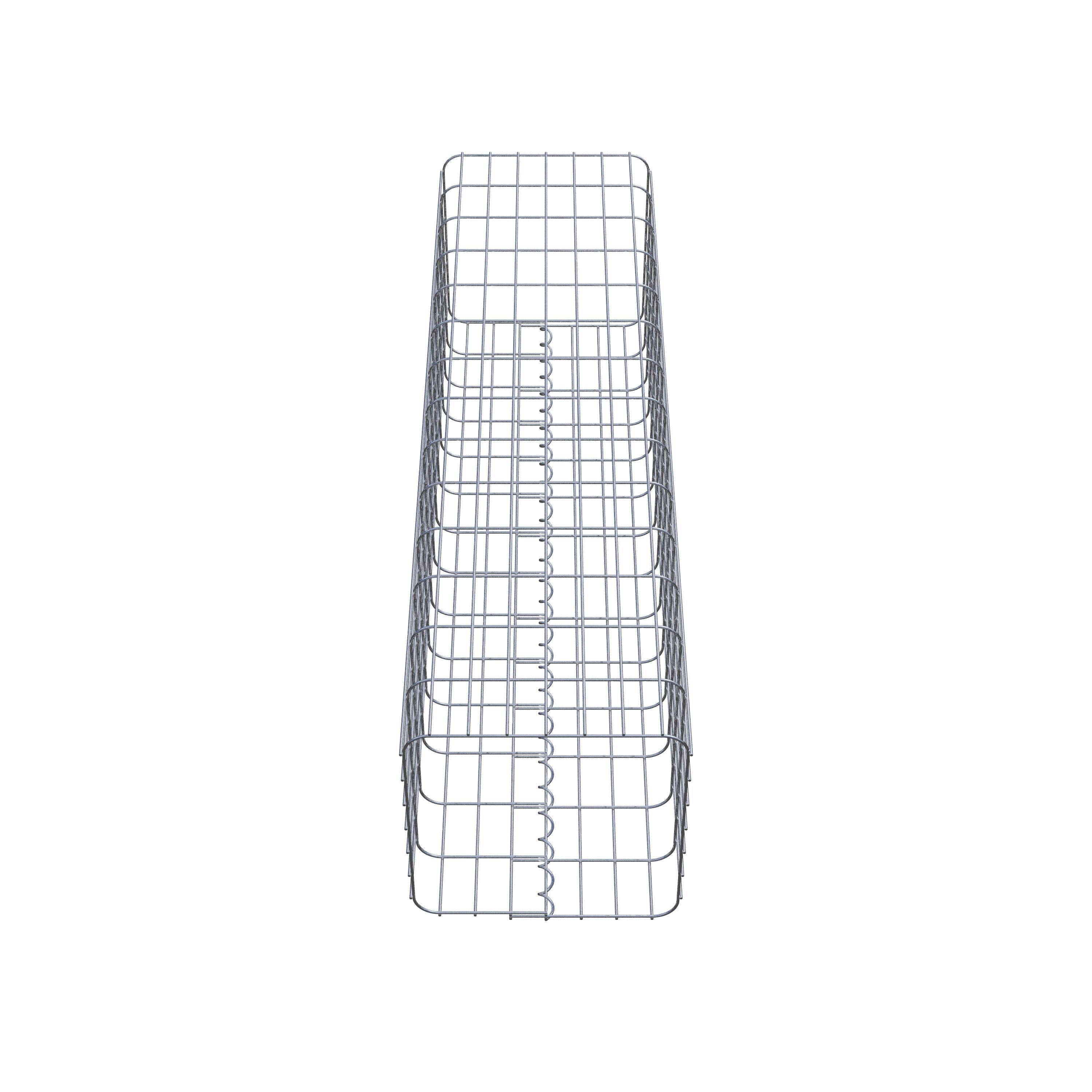 Colonne de gabion 37 x 37 cm, MW 5 x 10 cm carré