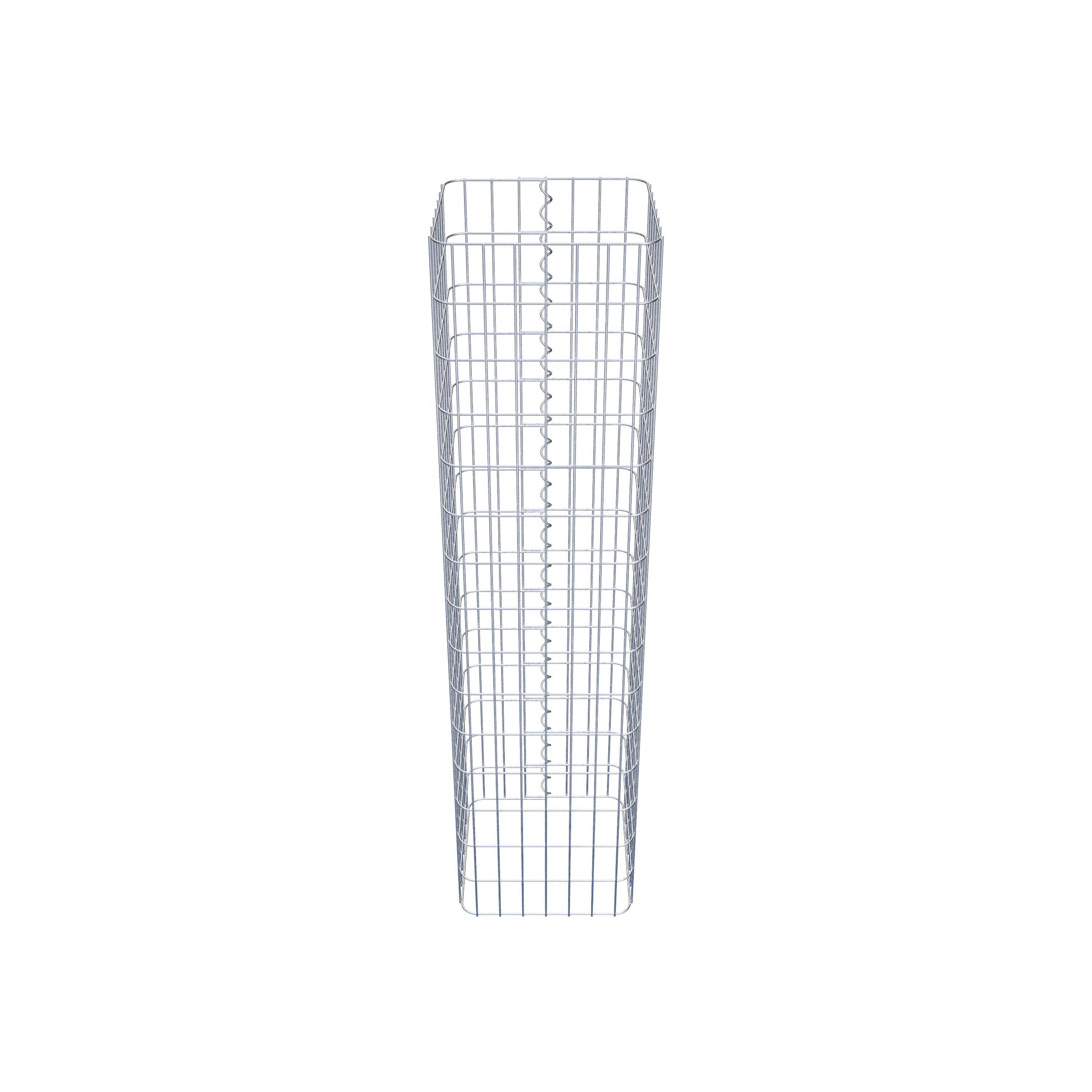 Colonne de gabion 37 x 37 cm, MW 5 x 10 cm carré