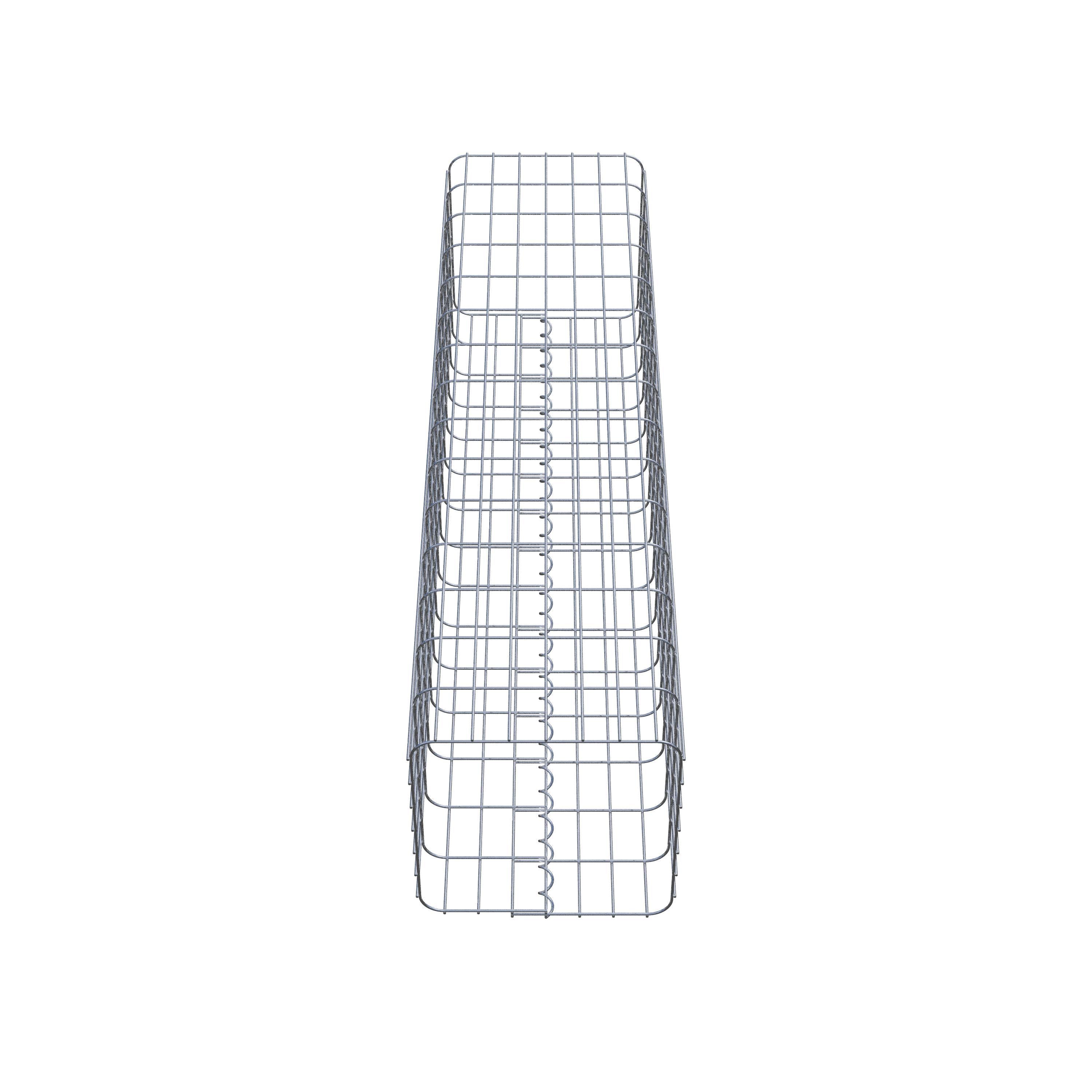 Colonne de gabion 37 x 37 cm, MW 5 x 10 cm carré