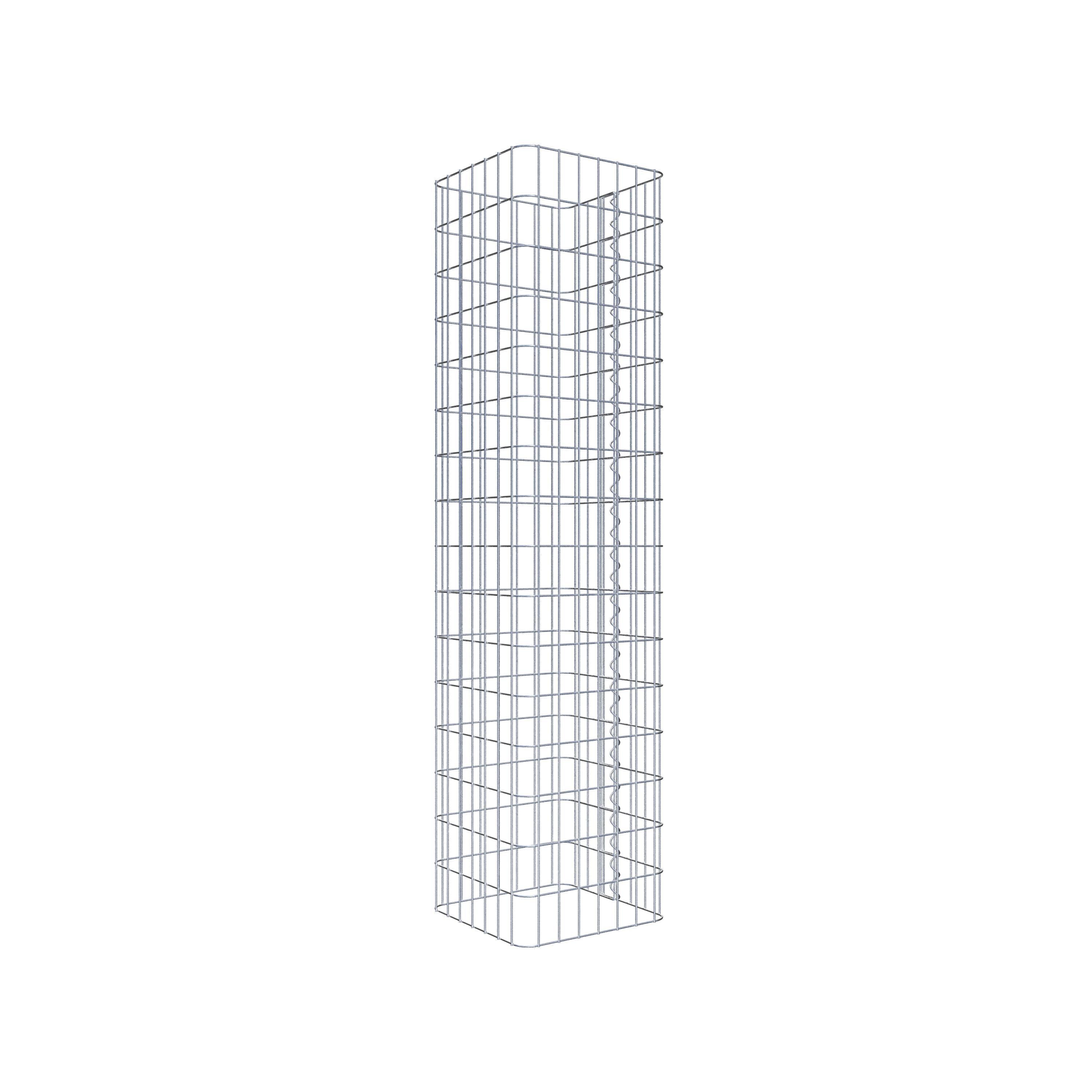 Colonne de gabion 37 x 37 cm, MW 5 x 10 cm carré