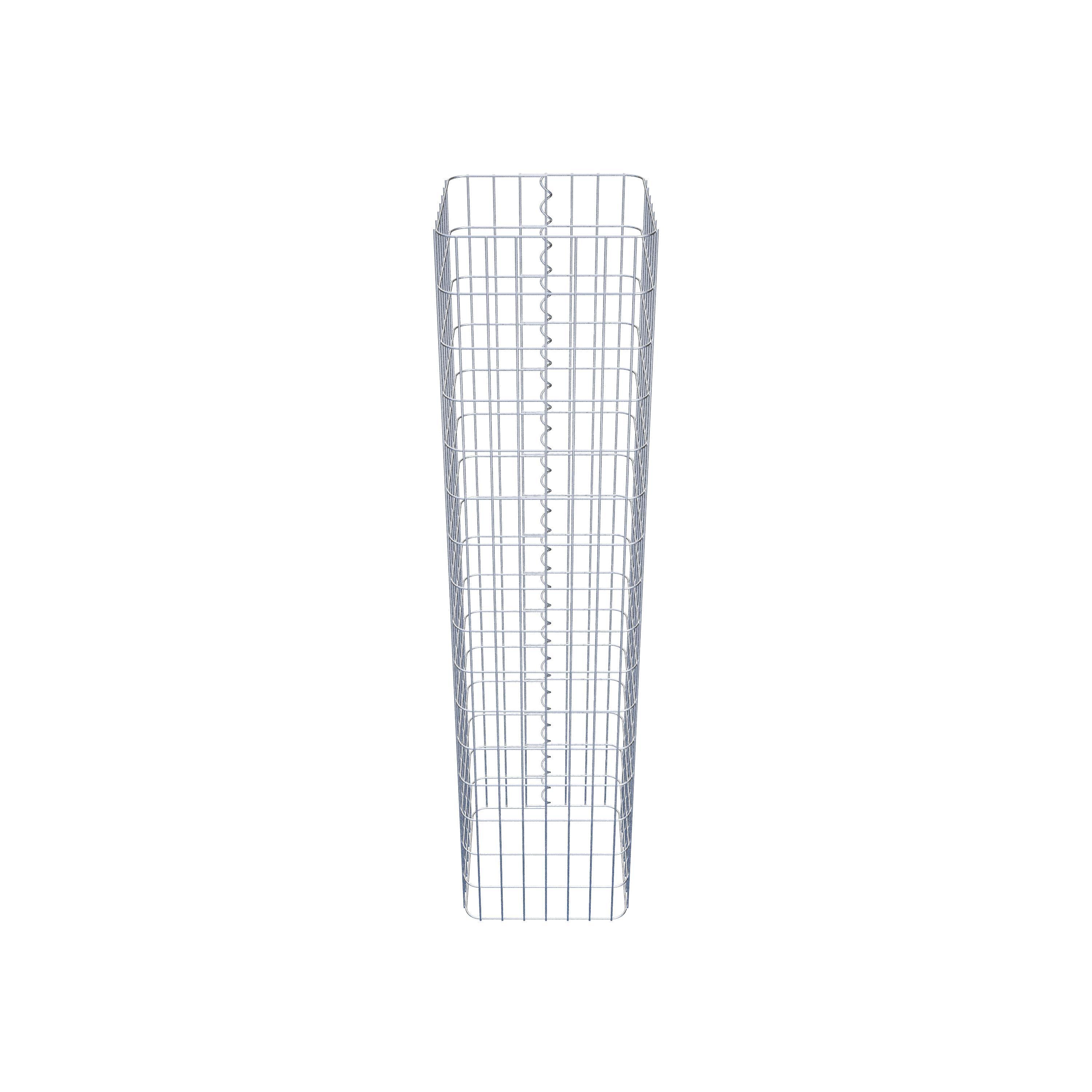 Colonne de gabion 37 x 37 cm, MW 5 x 10 cm carré