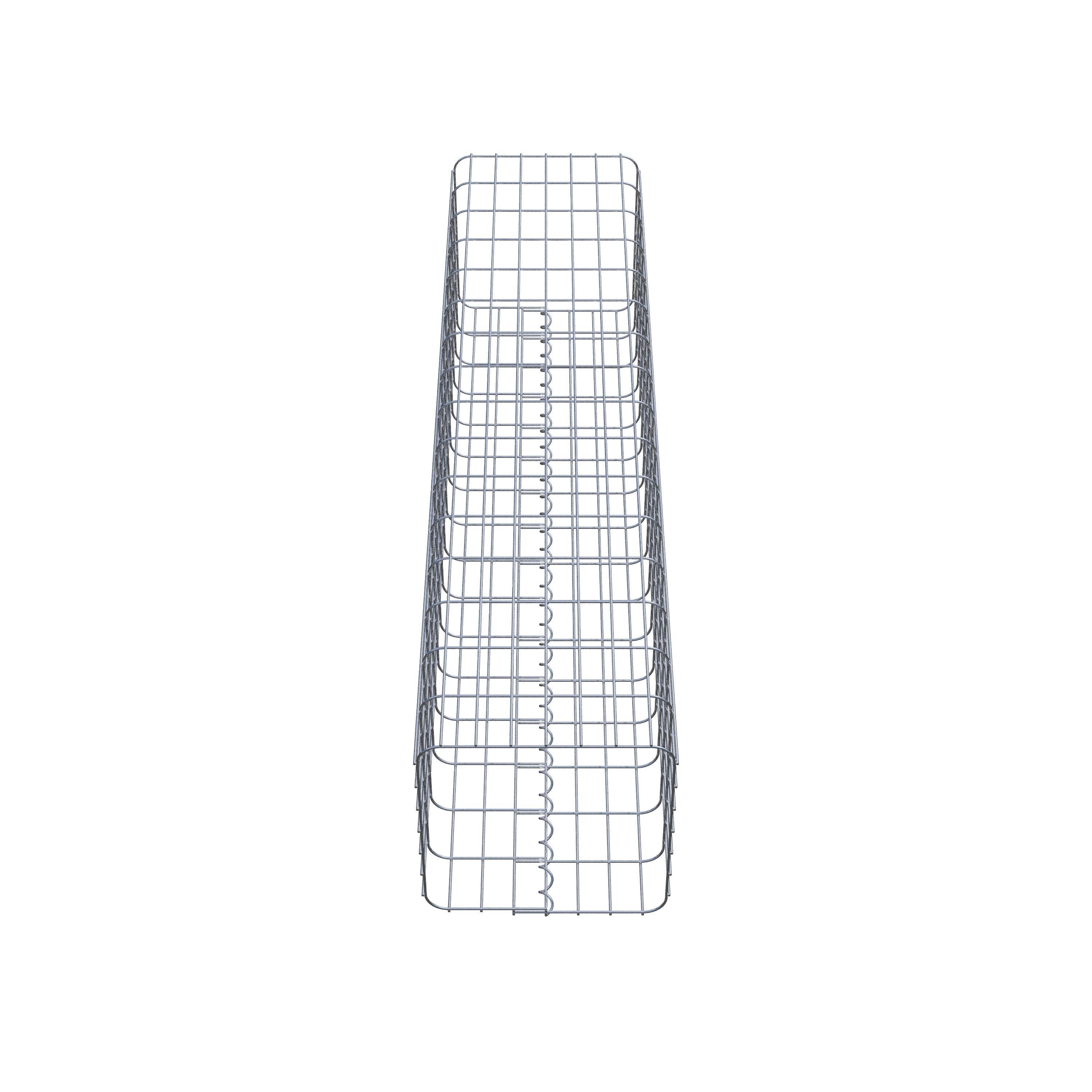 Colonne de gabion 37 x 37 cm, MW 5 x 10 cm carré