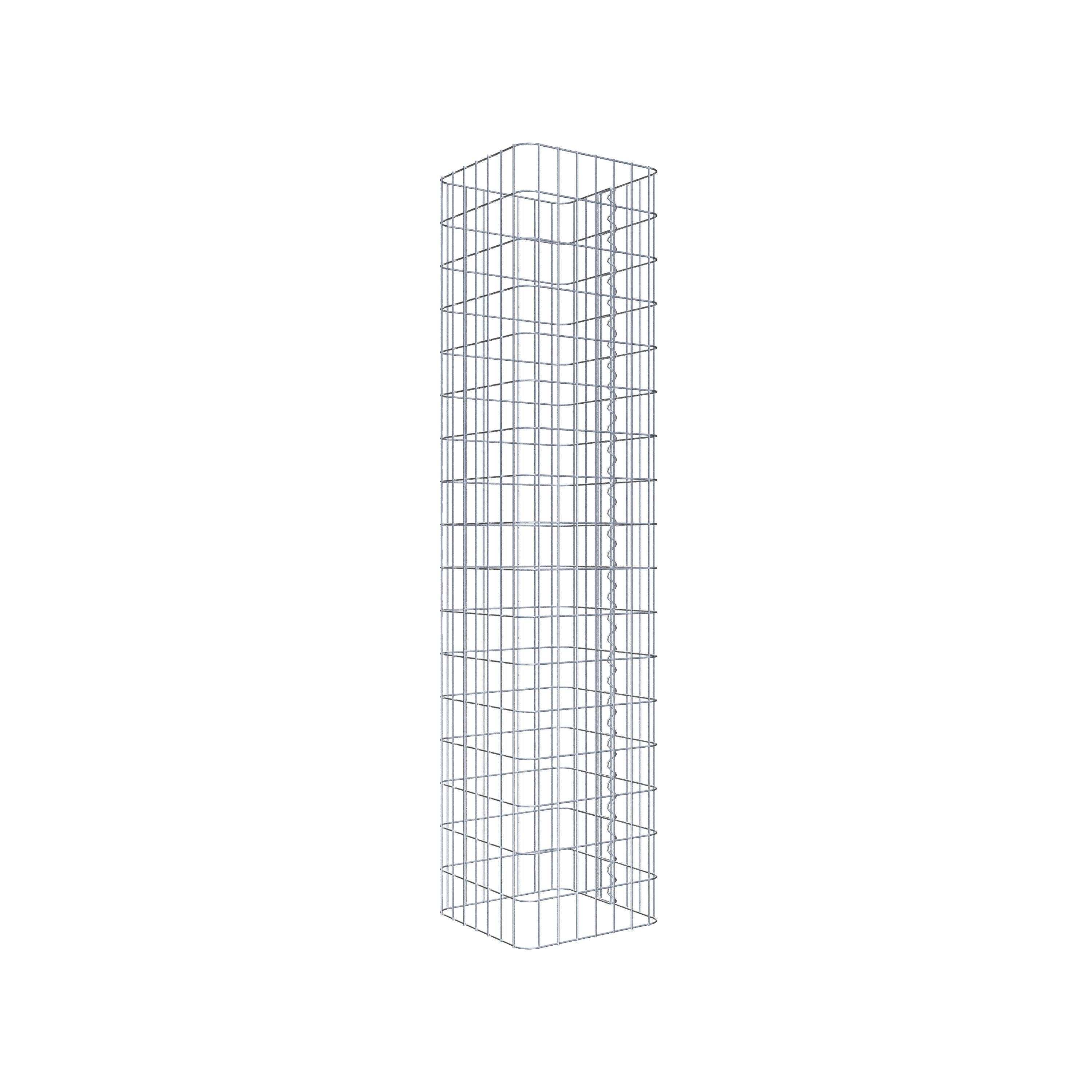 Colonne de gabion 37 x 37 cm, MW 5 x 10 cm carré