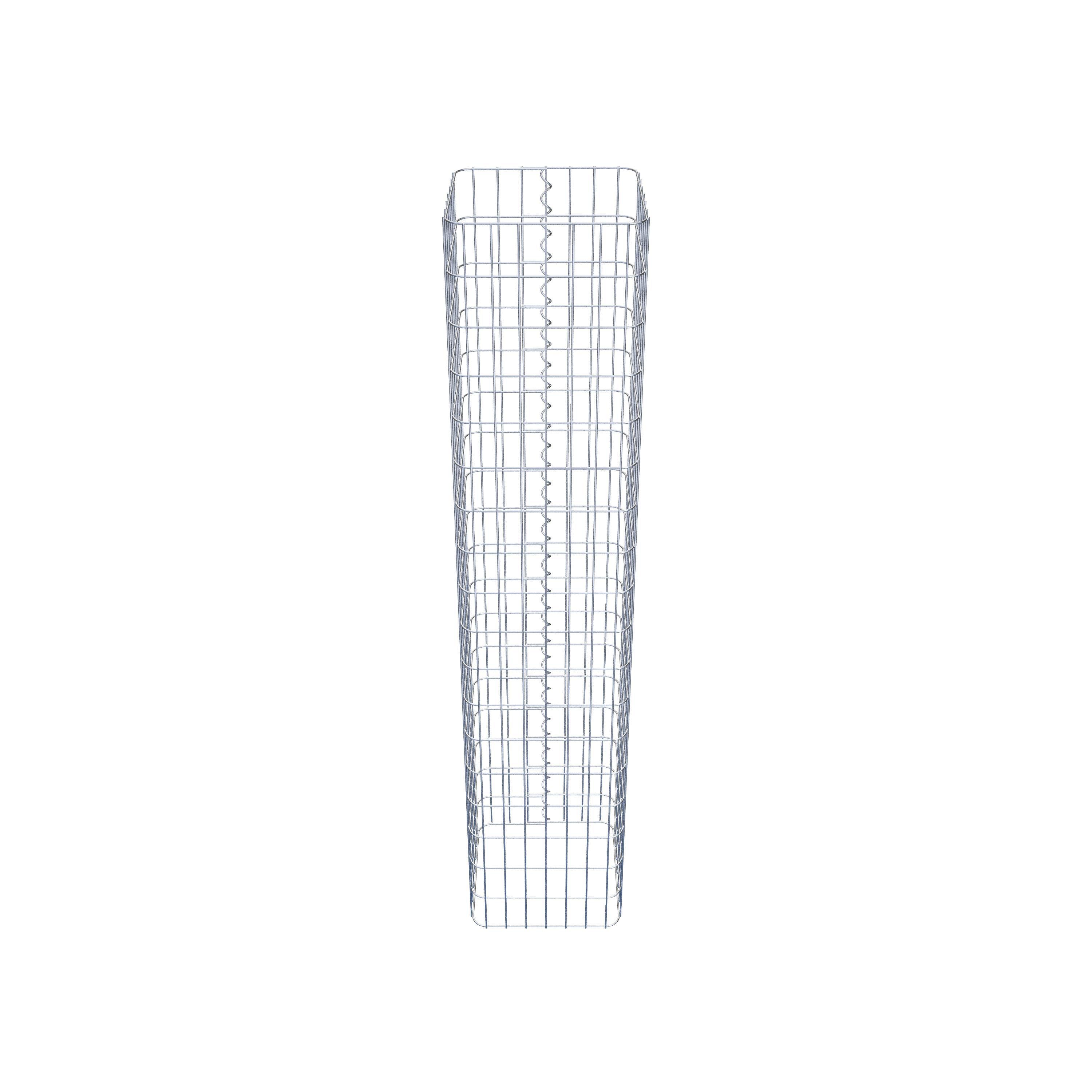Colonne de gabion 37 x 37 cm, MW 5 x 10 cm carré