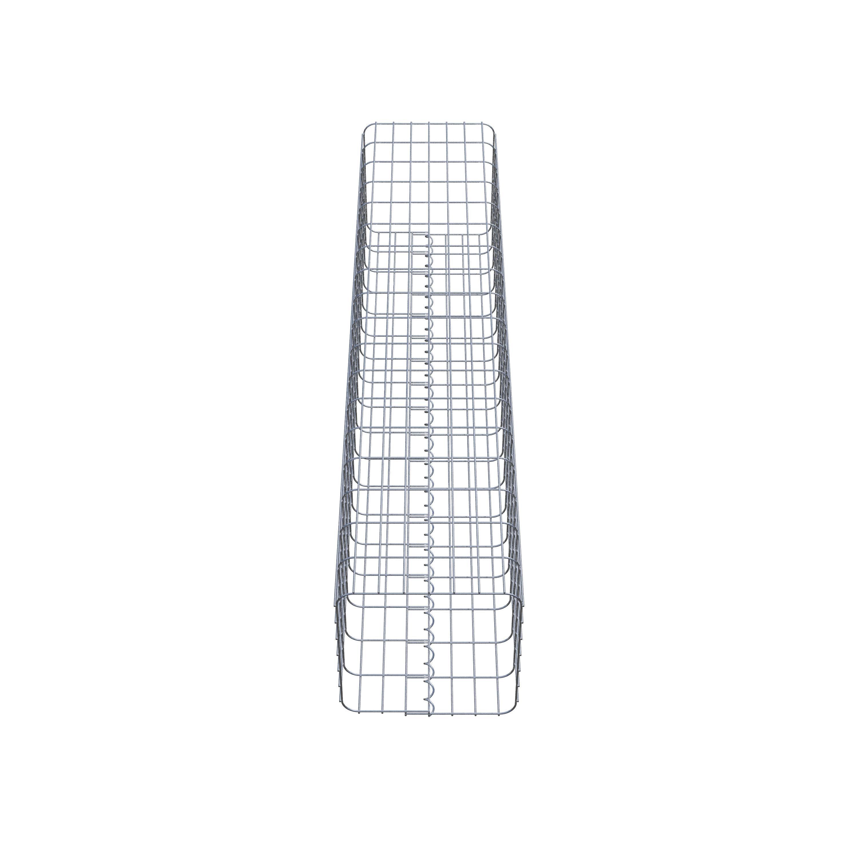 Colonne de gabion 37 x 37 cm, MW 5 x 10 cm carré
