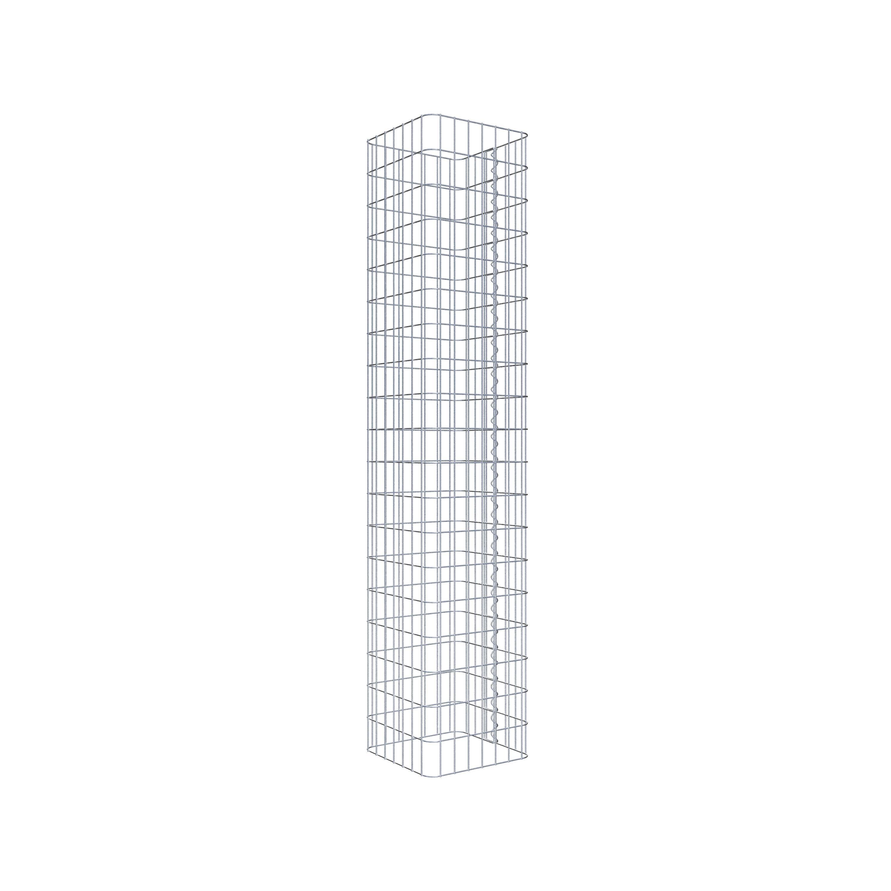 Colonne de gabion 37 x 37 cm, MW 5 x 10 cm carré