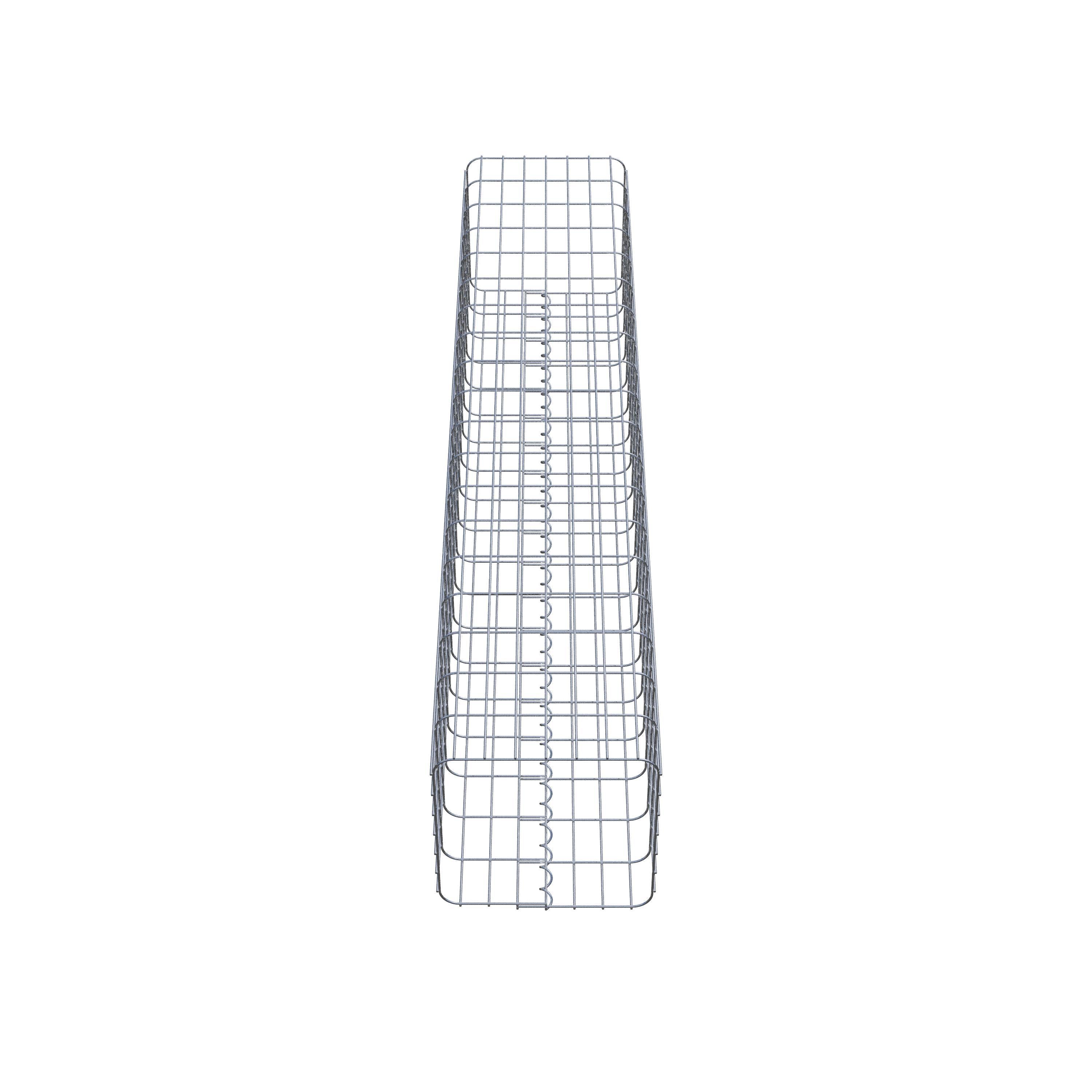Colonne de gabion 37 x 37 cm, MW 5 x 10 cm carré