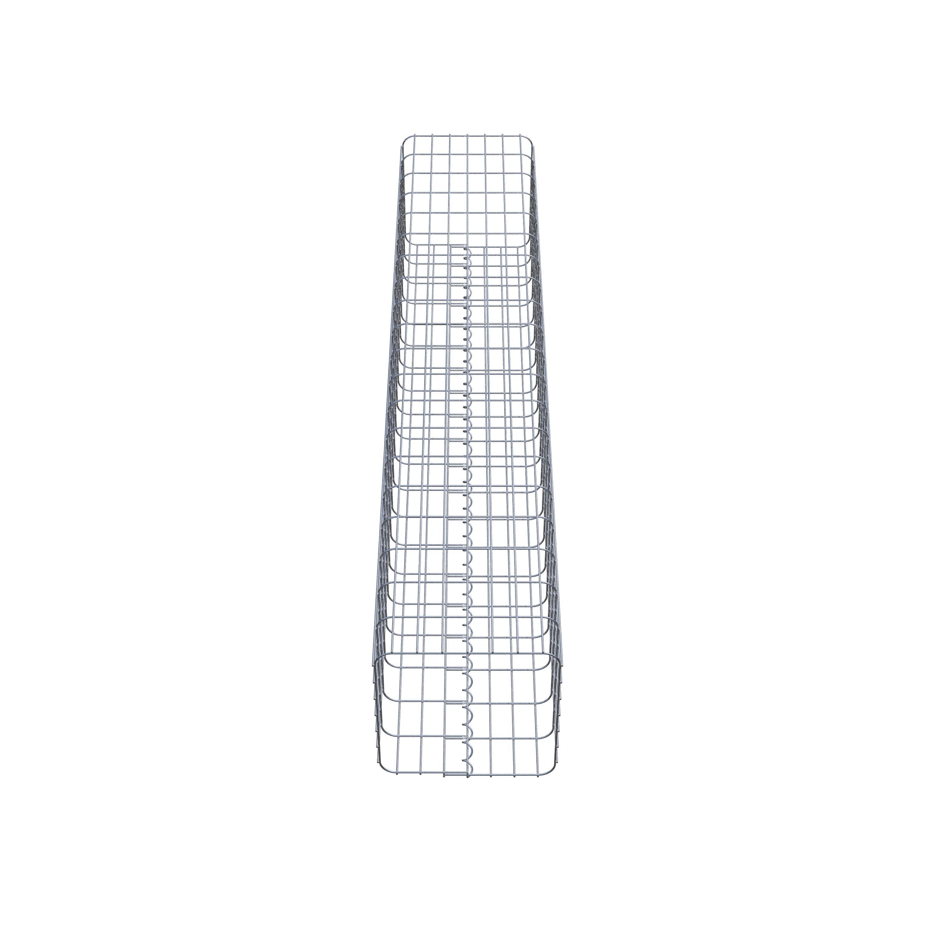 Colonne de gabion 37 x 37 cm, MW 5 x 10 cm carré