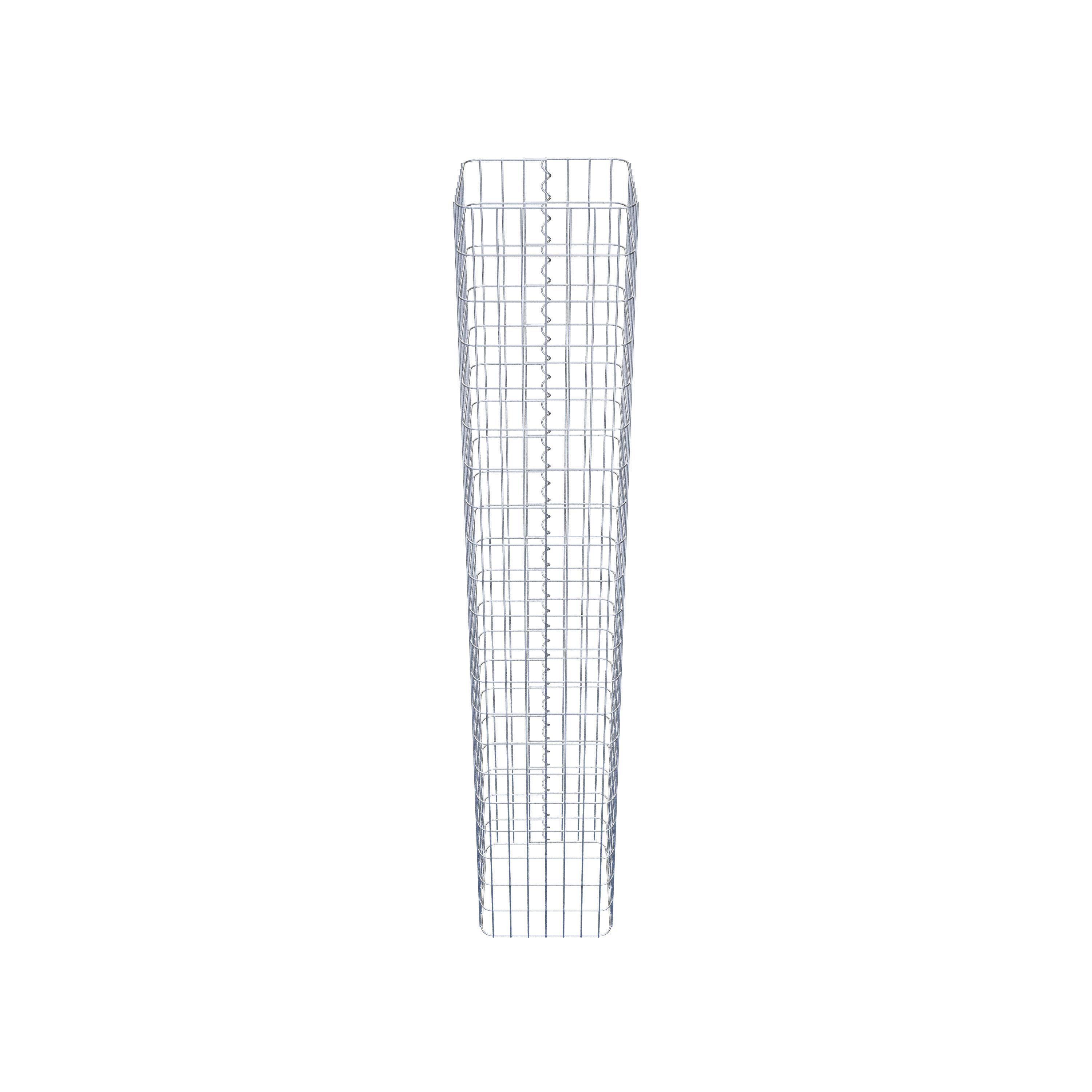 Colonne de gabion 37 x 37 cm, MW 5 x 10 cm carré