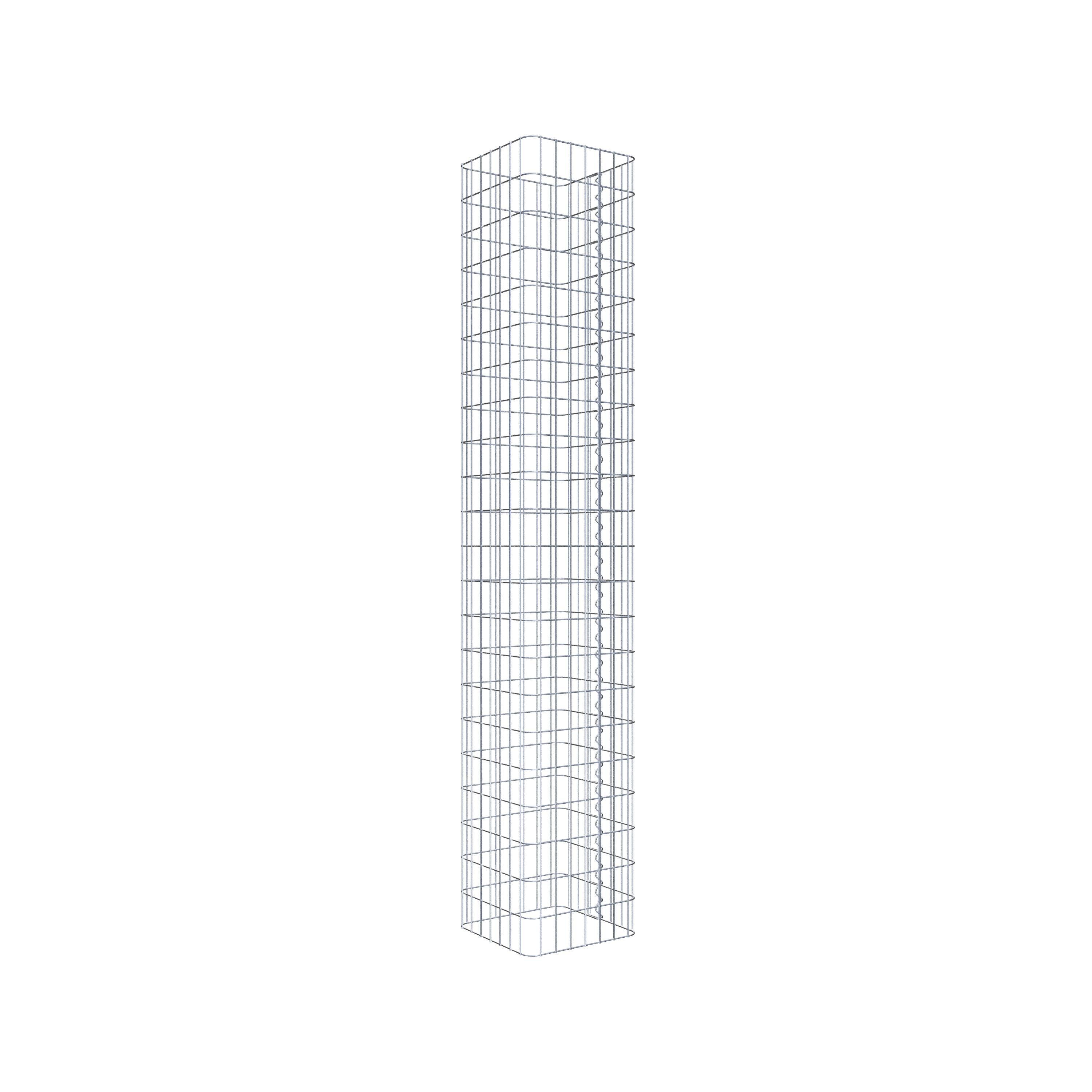 Colonne de gabion 37 x 37 cm, MW 5 x 10 cm carré