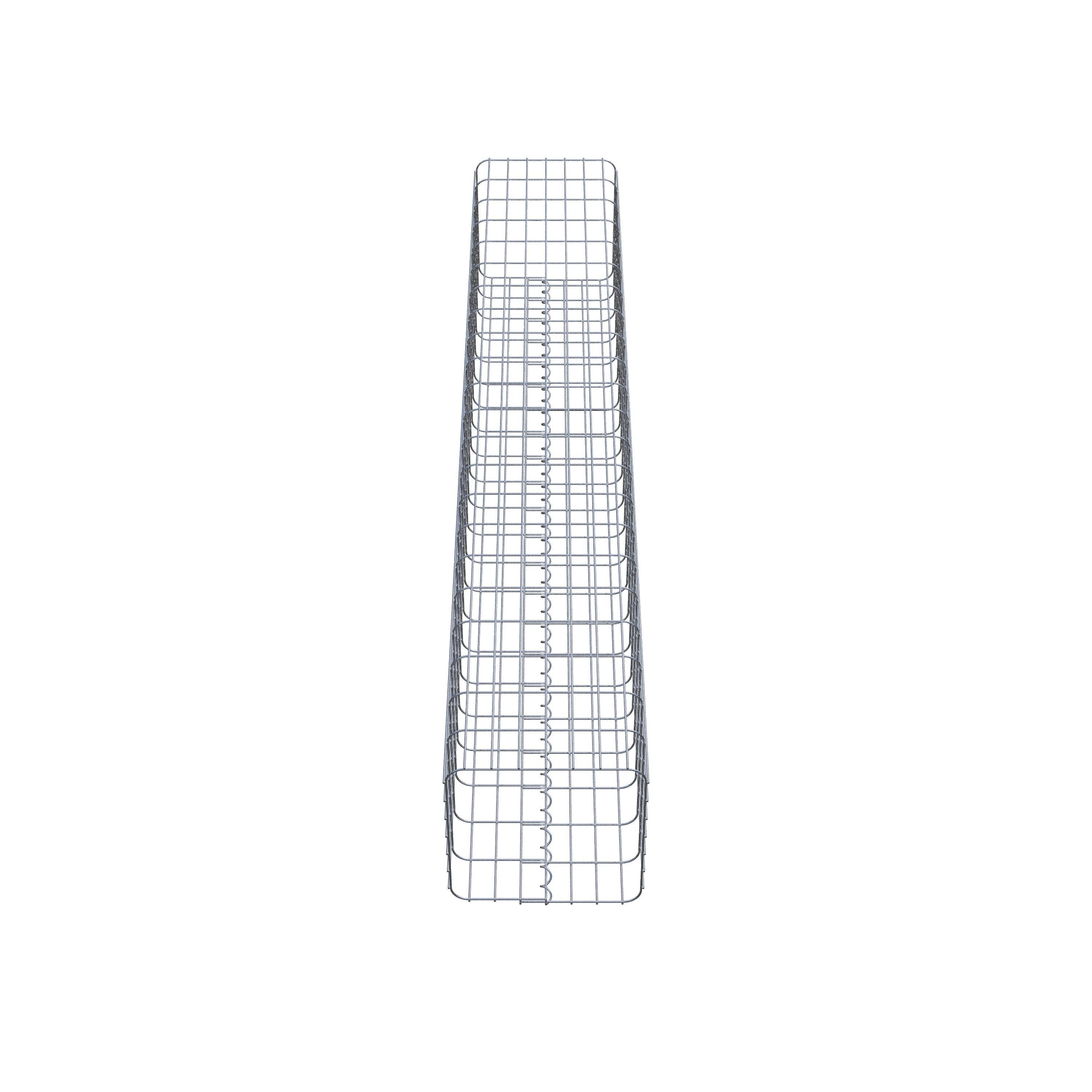 Colonne de gabion 37 x 37 cm, MW 5 x 10 cm carré