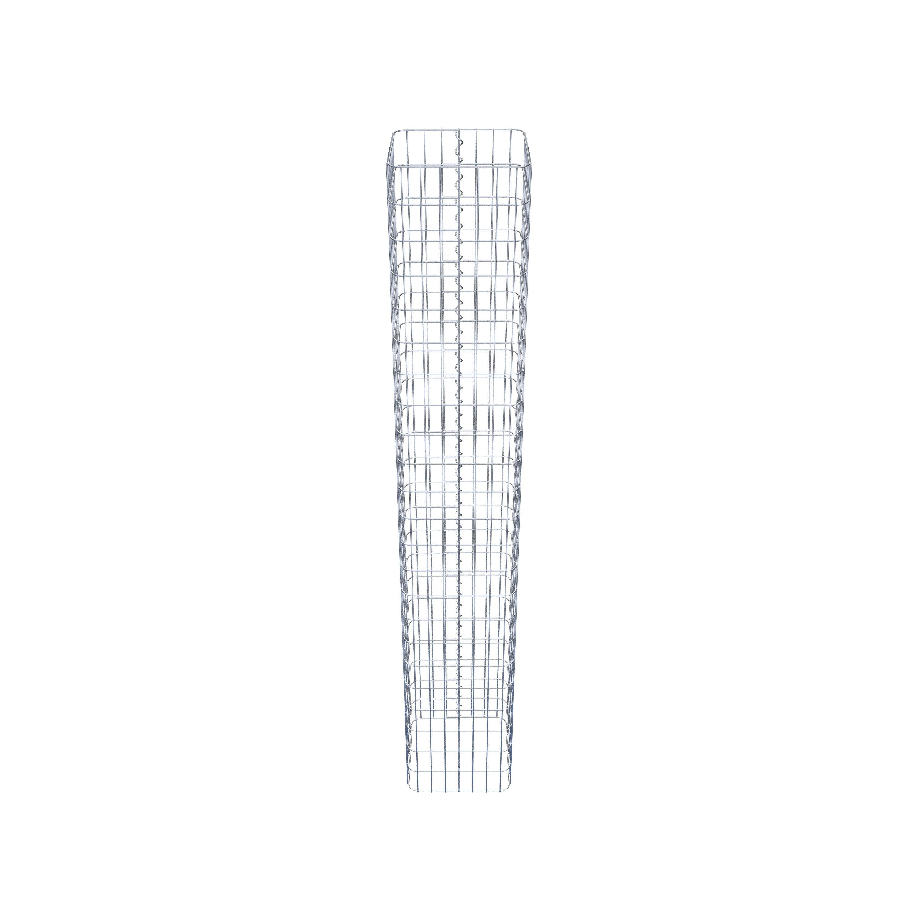 Colonne de gabion 37 x 37 cm, MW 5 x 10 cm carré