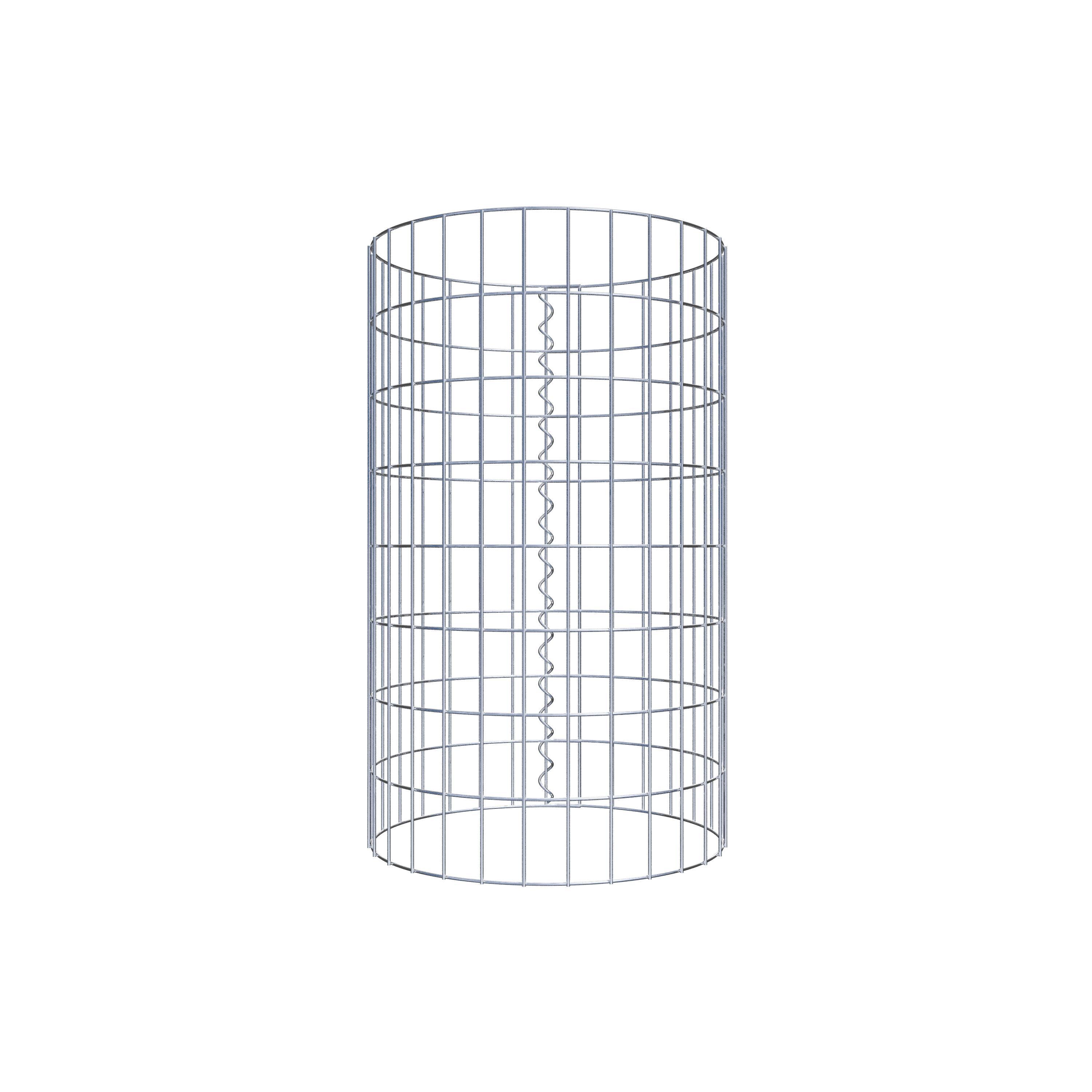 Schanskorf kolom diameter 47 cm, MW 5 x 10 cm rond