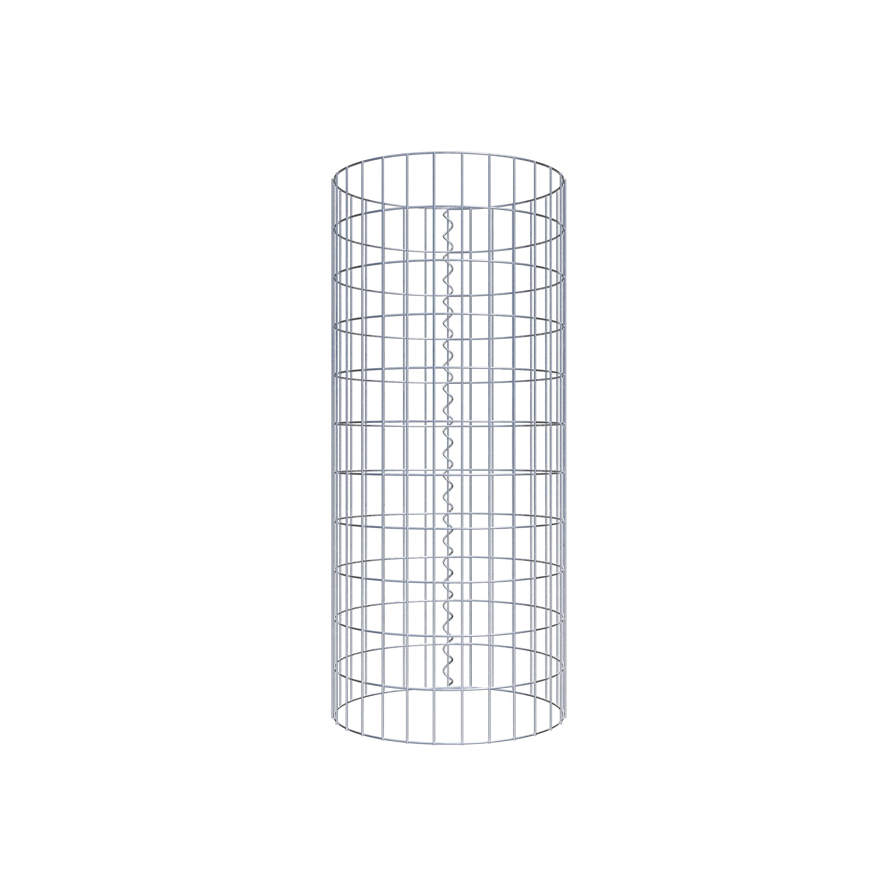 Schanskorf kolom diameter 47 cm, MW 5 x 10 cm rond