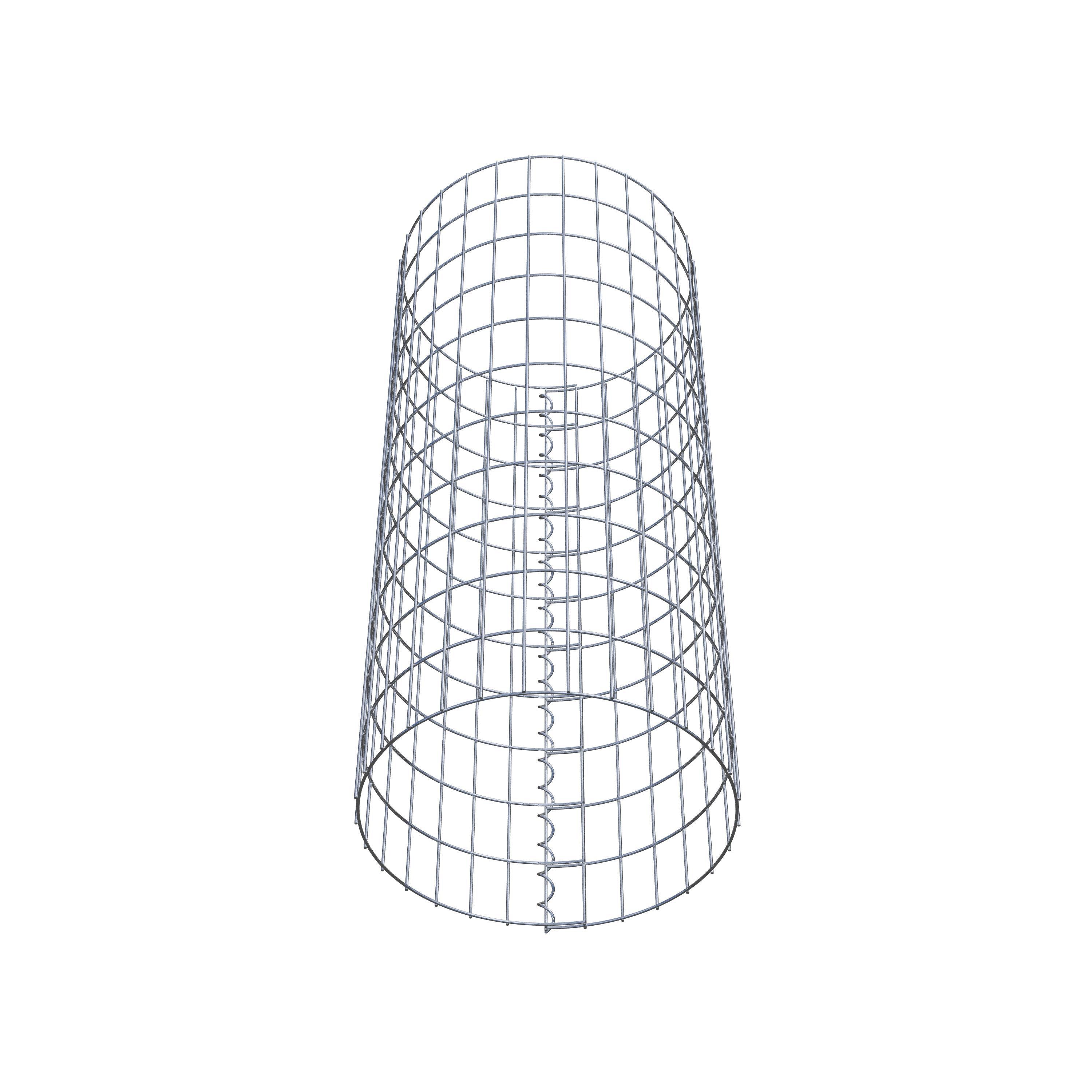 Schanskorf kolom diameter 47 cm, MW 5 x 10 cm rond