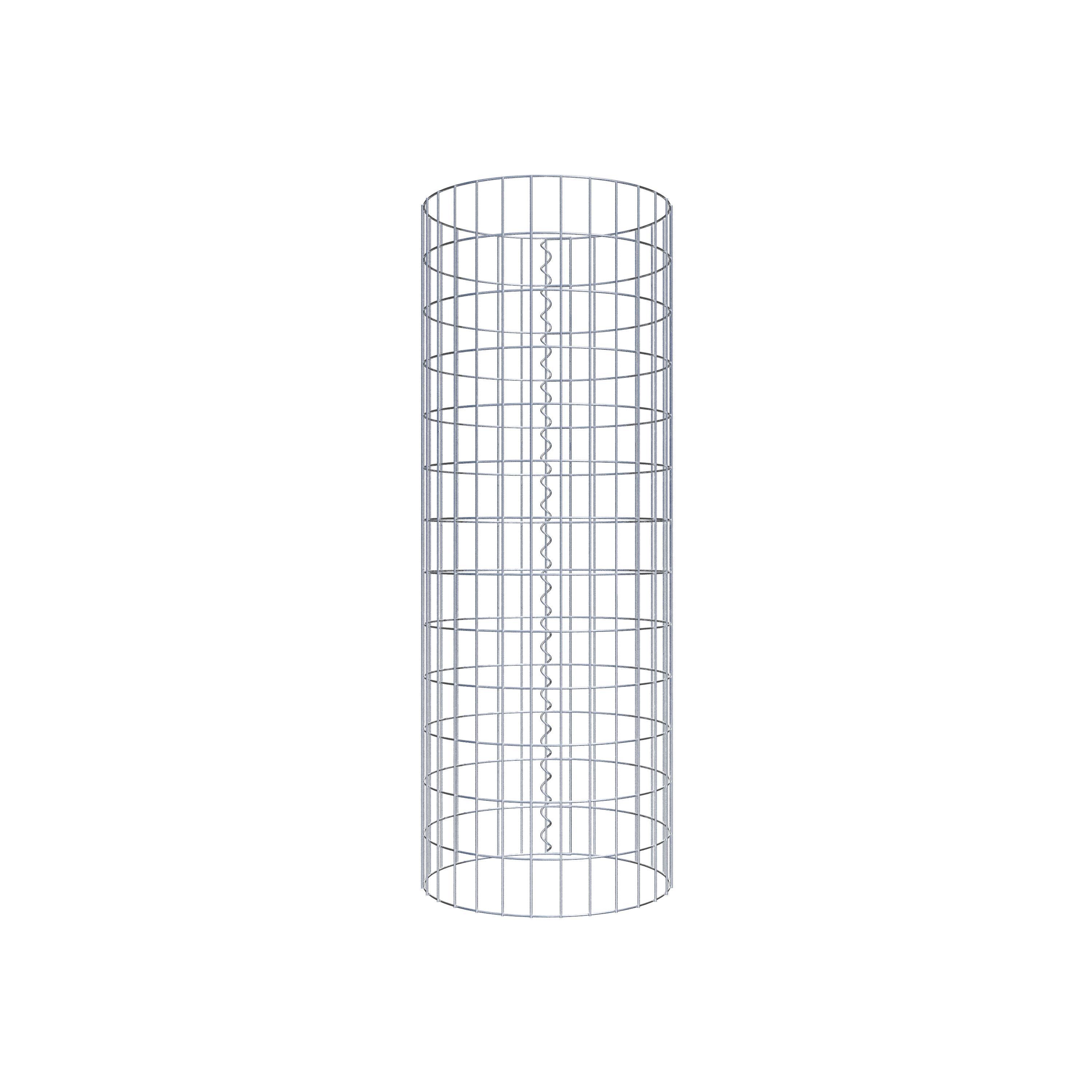 Schanskorf kolom diameter 47 cm, MW 5 x 10 cm rond