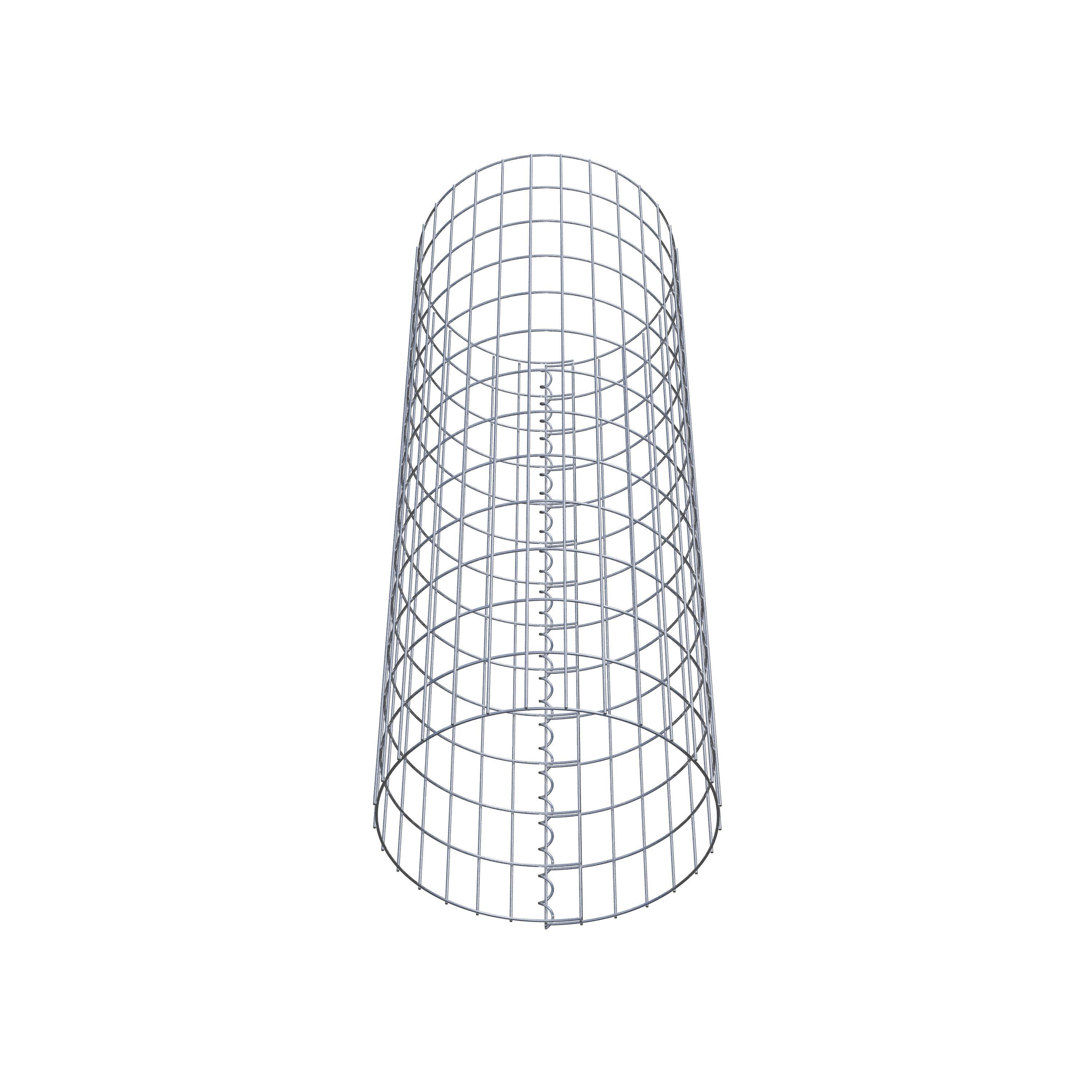 Schanskorf kolom diameter 47 cm, MW 5 x 10 cm rond