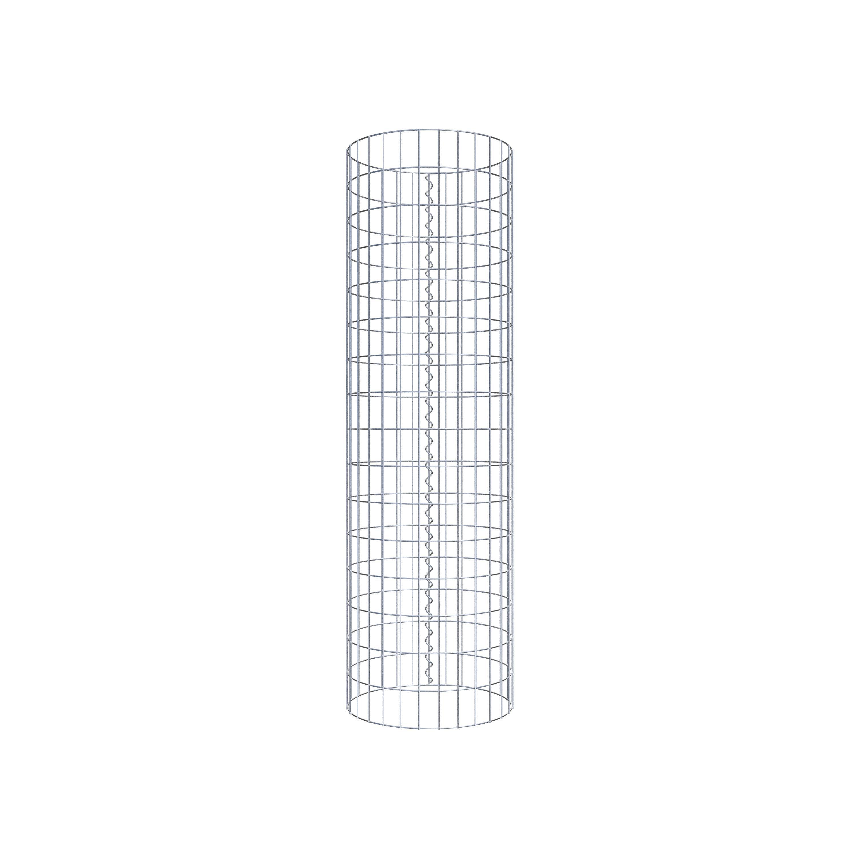 Schanskorf kolom diameter 47 cm, MW 5 x 10 cm rond