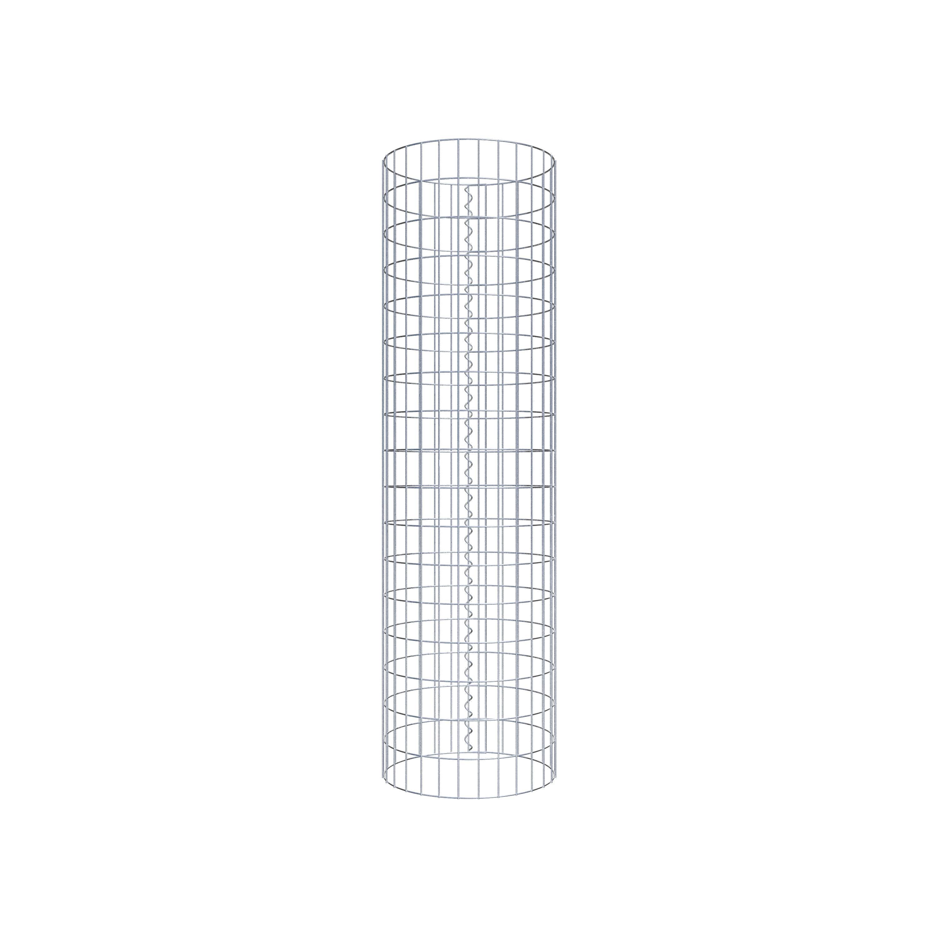 Schanskorf kolom diameter 47 cm, MW 5 x 10 cm rond
