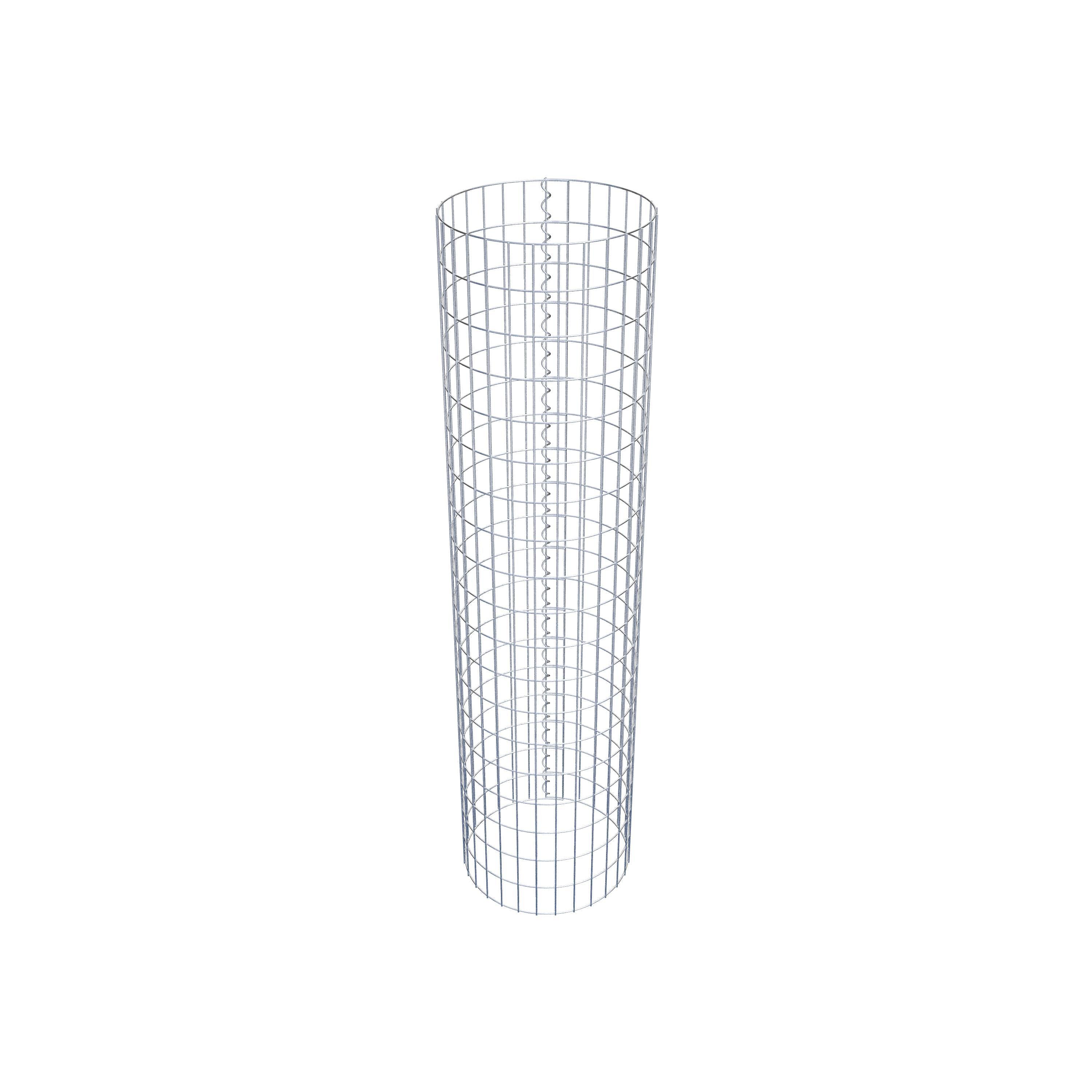 Schanskorf kolom diameter 47 cm, MW 5 x 10 cm rond