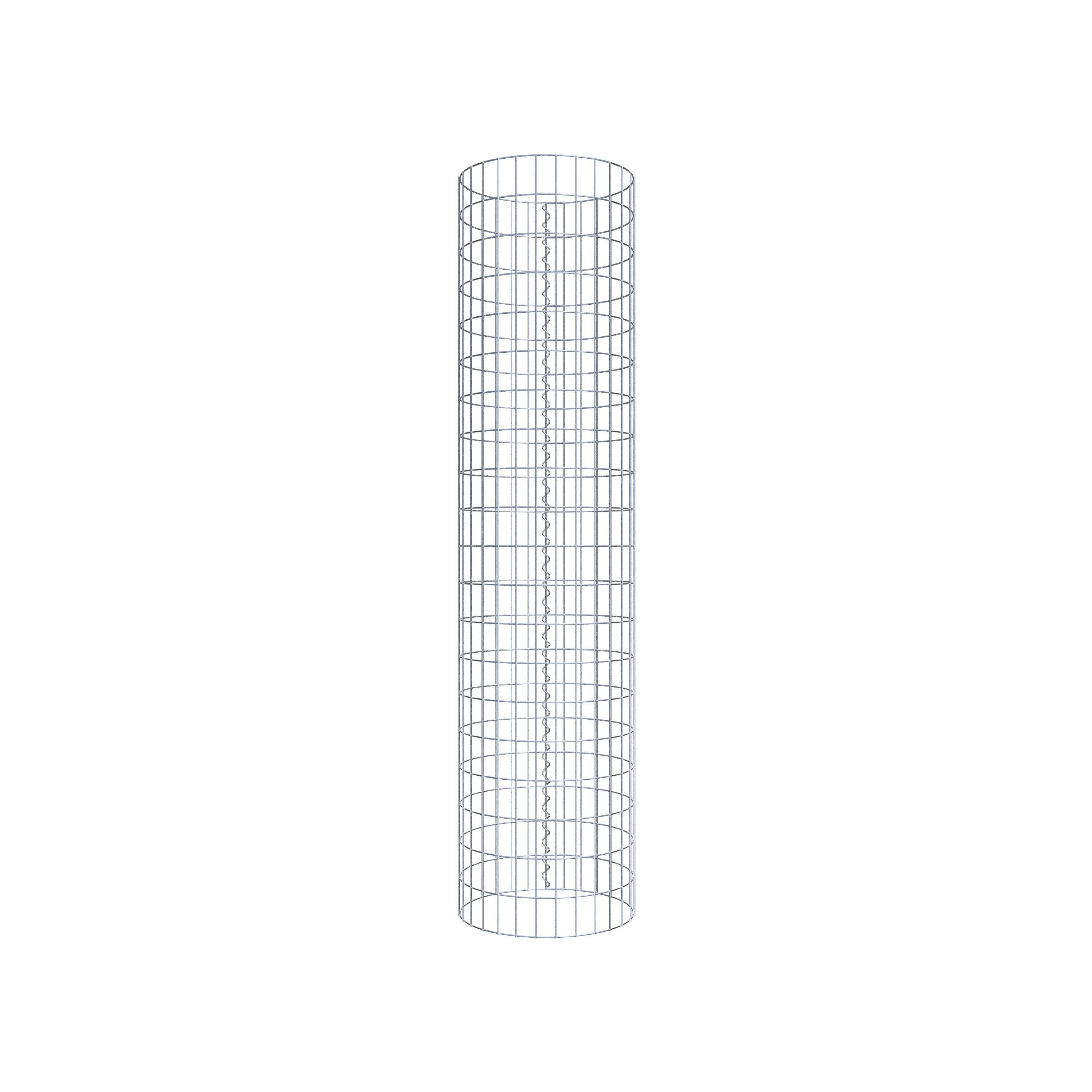 Schanskorf kolom diameter 47 cm, MW 5 x 10 cm rond
