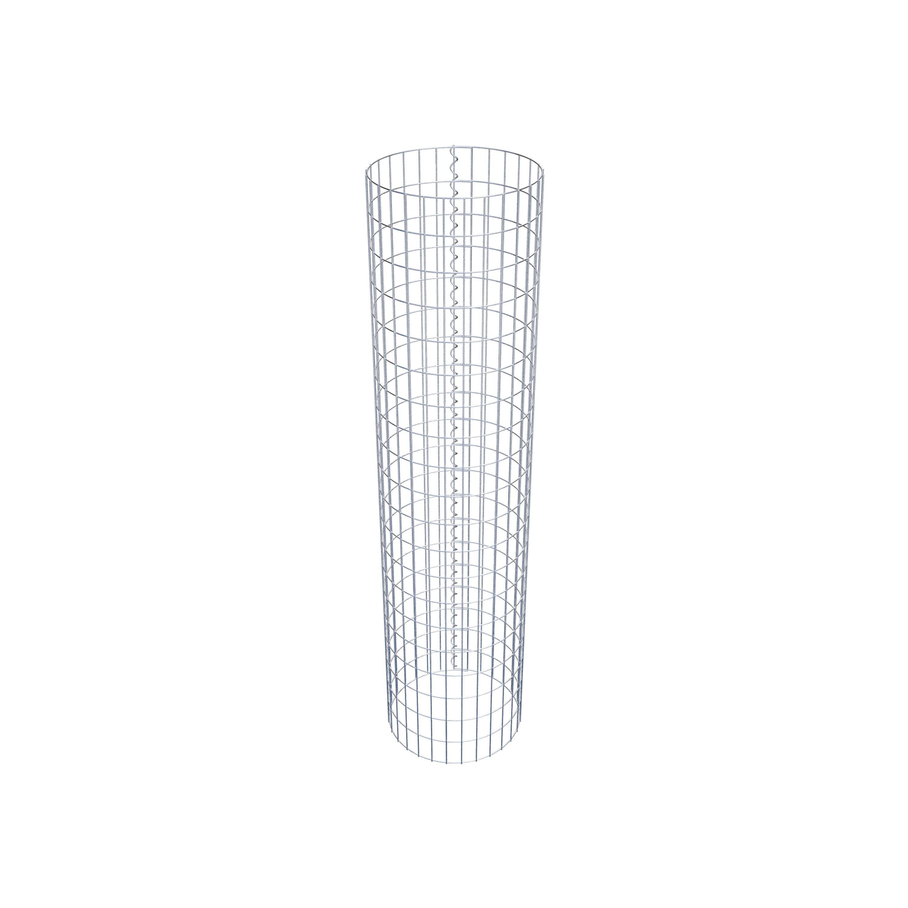 Schanskorf kolom diameter 47 cm, MW 5 x 10 cm rond