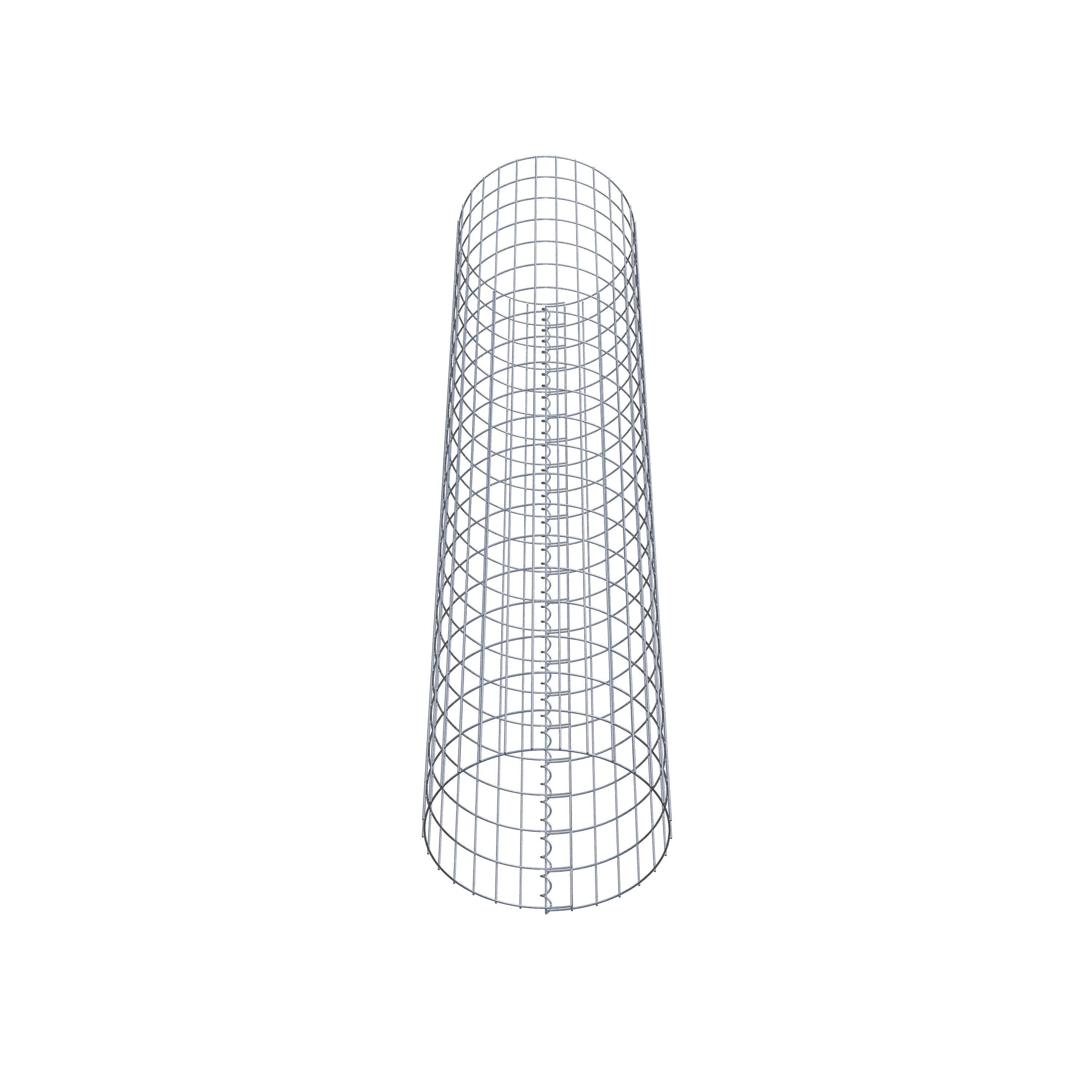 Schanskorf kolom diameter 47 cm, MW 5 x 10 cm rond