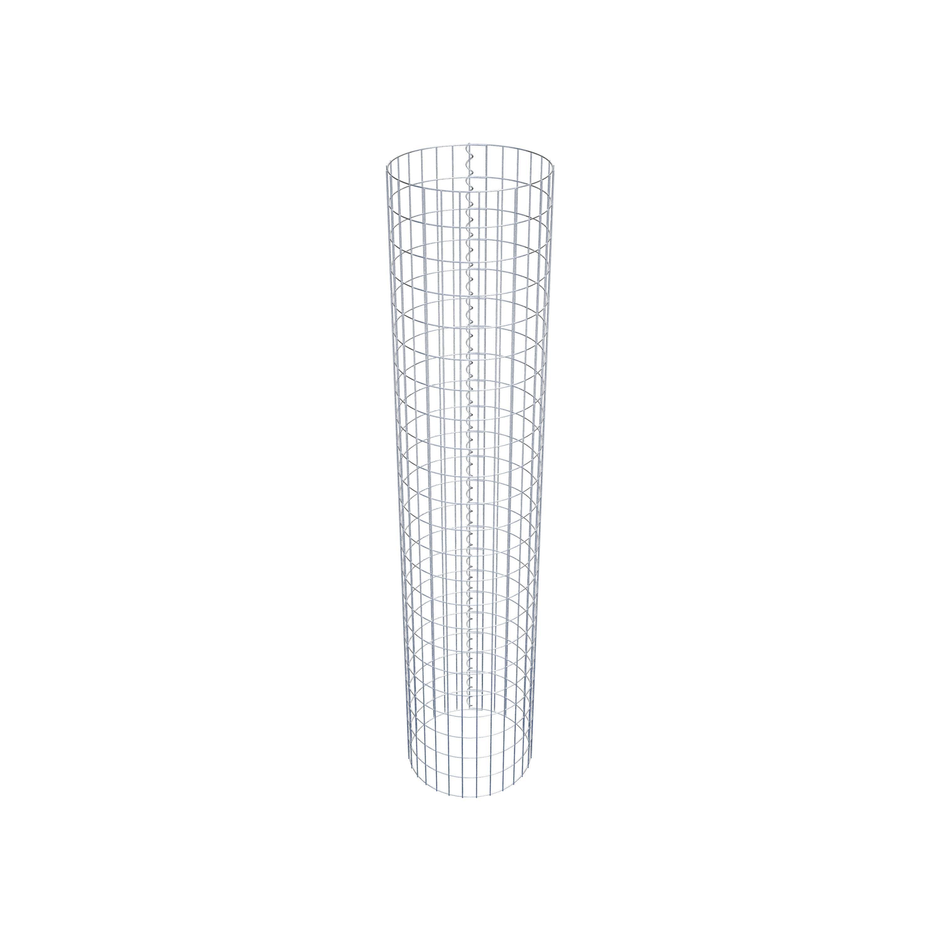 Schanskorf kolom diameter 47 cm, MW 5 x 10 cm rond