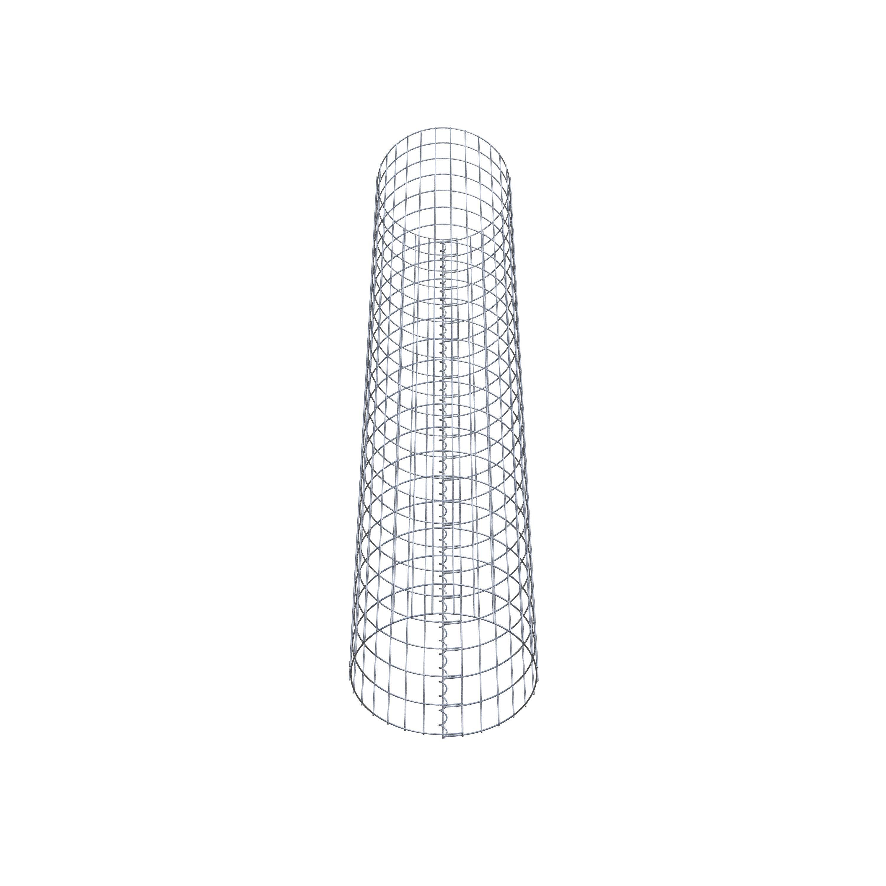 Schanskorf kolom diameter 47 cm, MW 5 x 10 cm rond