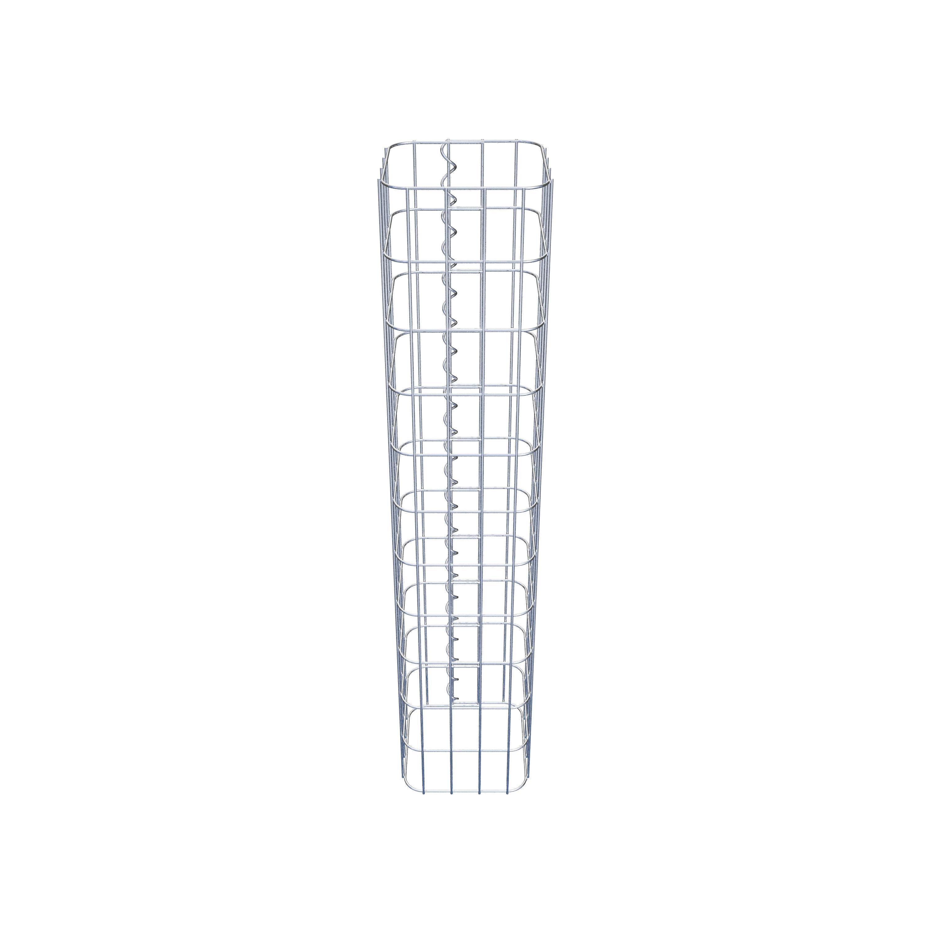 Columna de gaviones 22 x 22 cm, cuadrado MW 5 x 10 cm