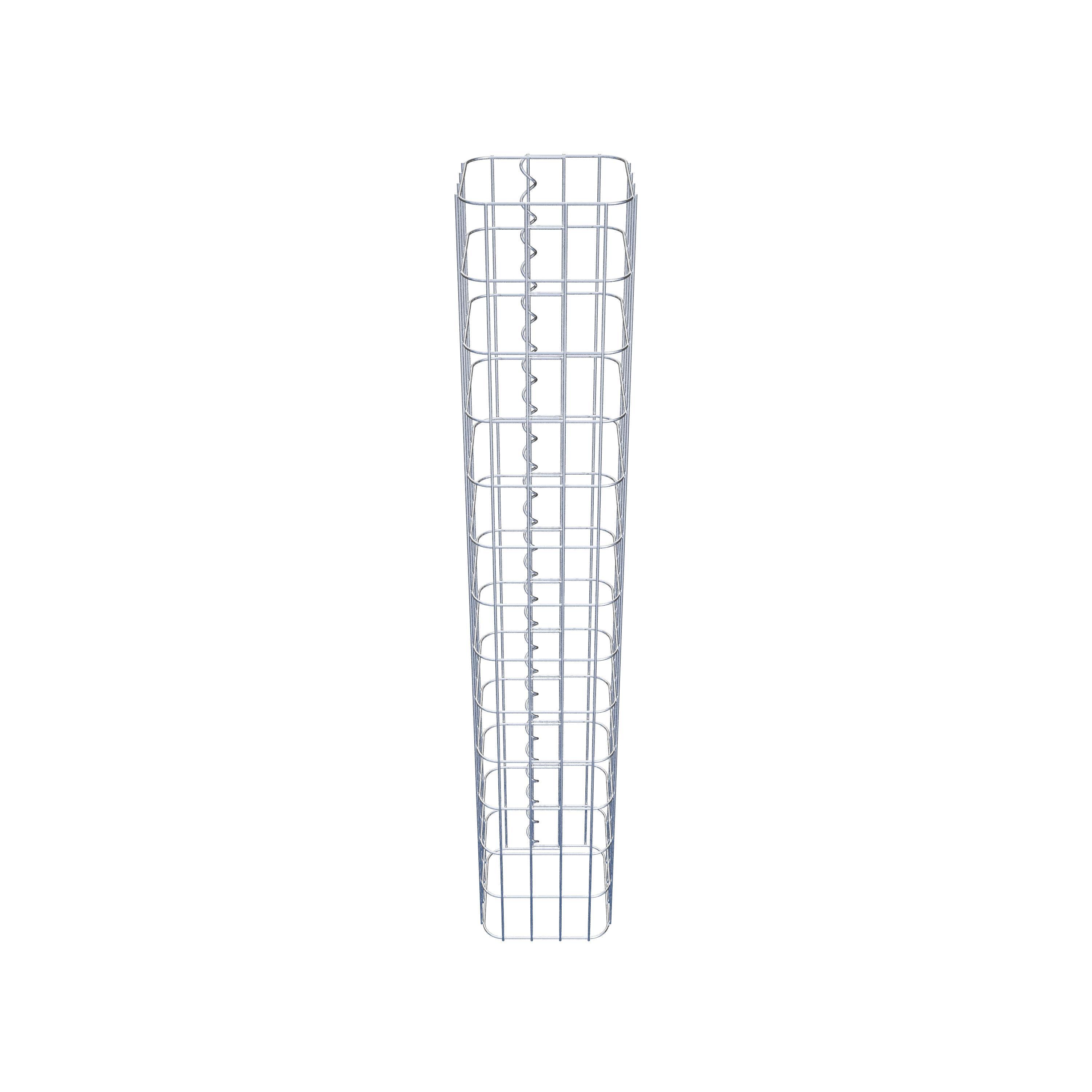 Columna de gaviones 22 x 22 cm, cuadrado MW 5 x 10 cm