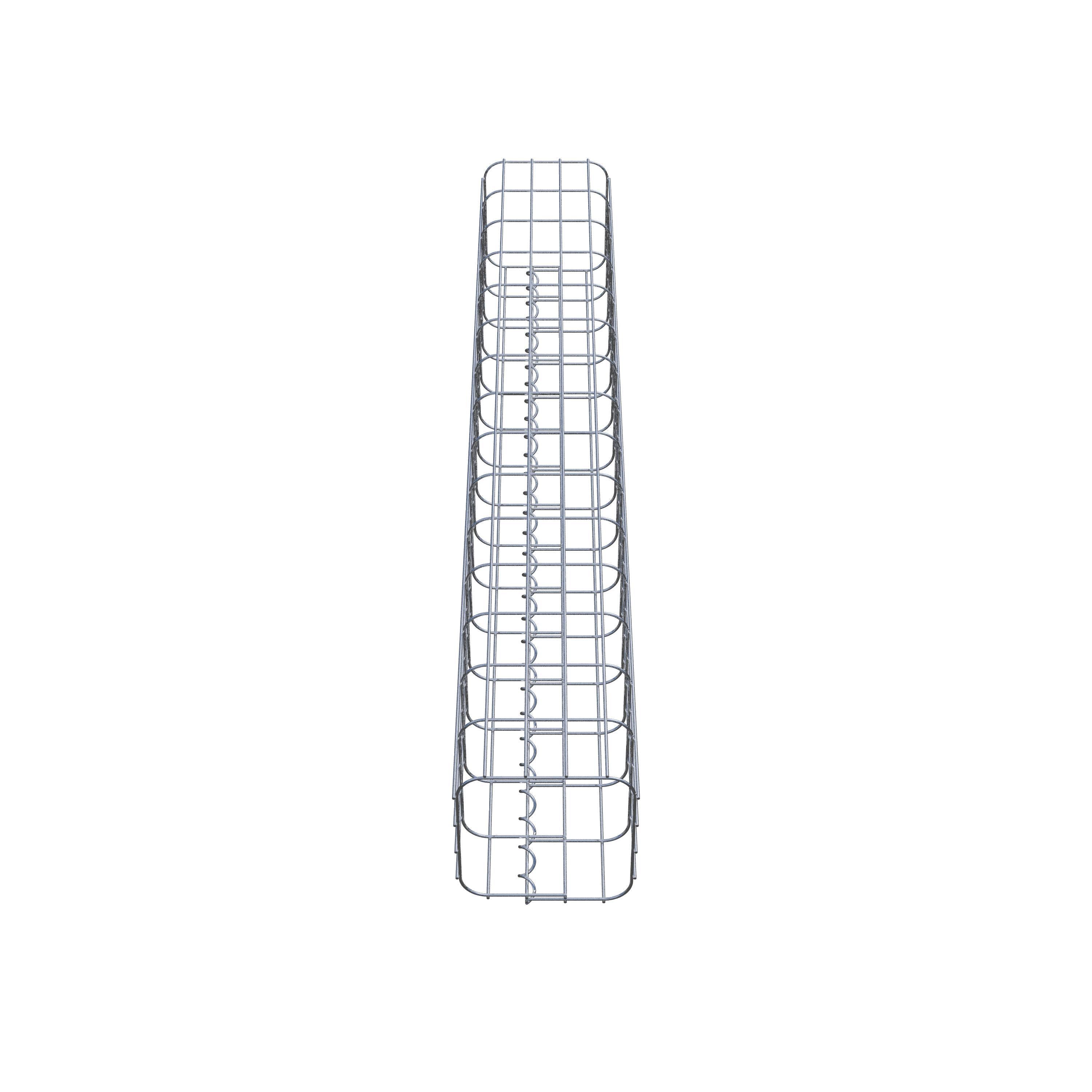 Columna de gaviones 22 x 22 cm, cuadrado MW 5 x 10 cm