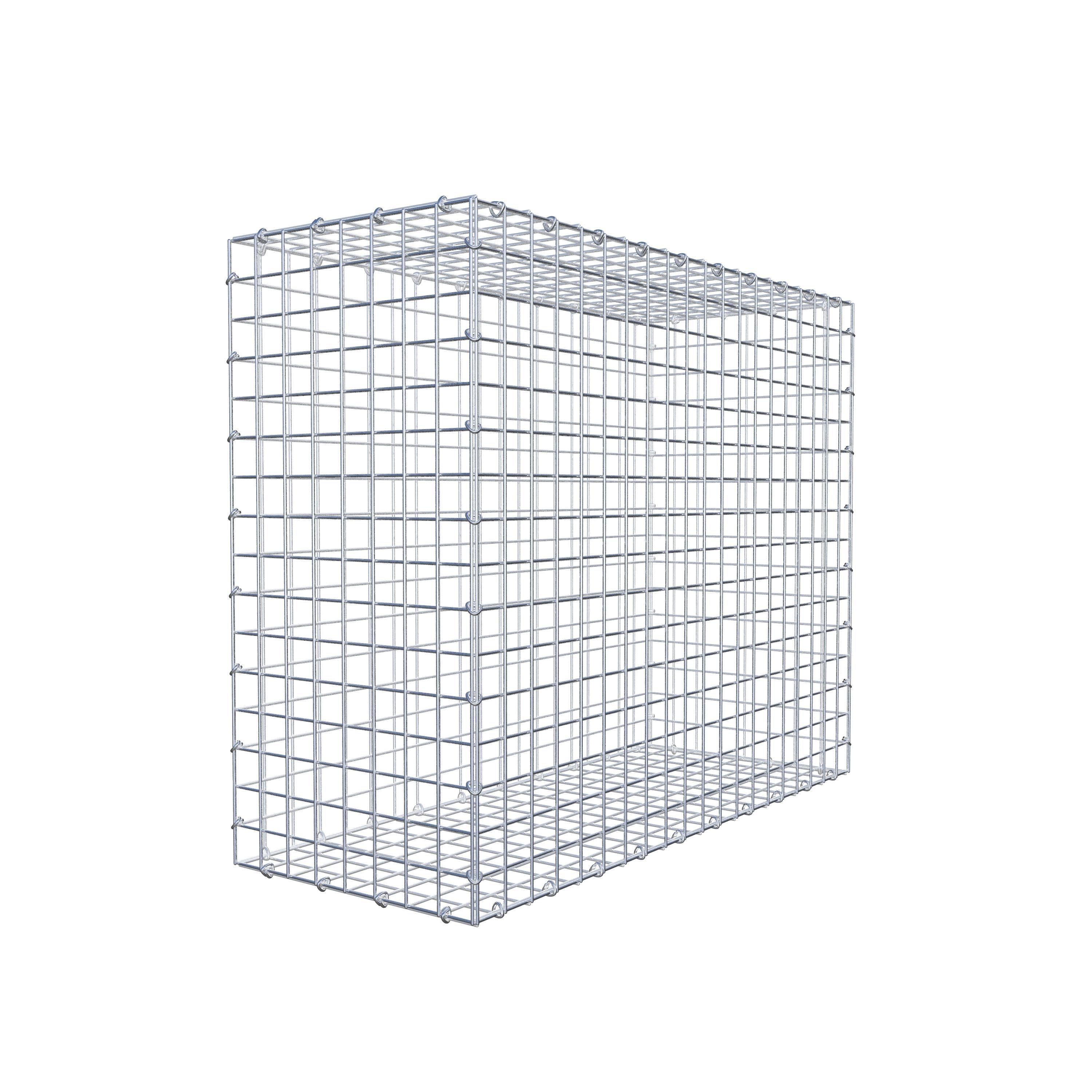Schanskorf 100 cm x 80 cm x 40 cm (L x H x D), maaswijdte 5 cm x 5 cm, C-ring