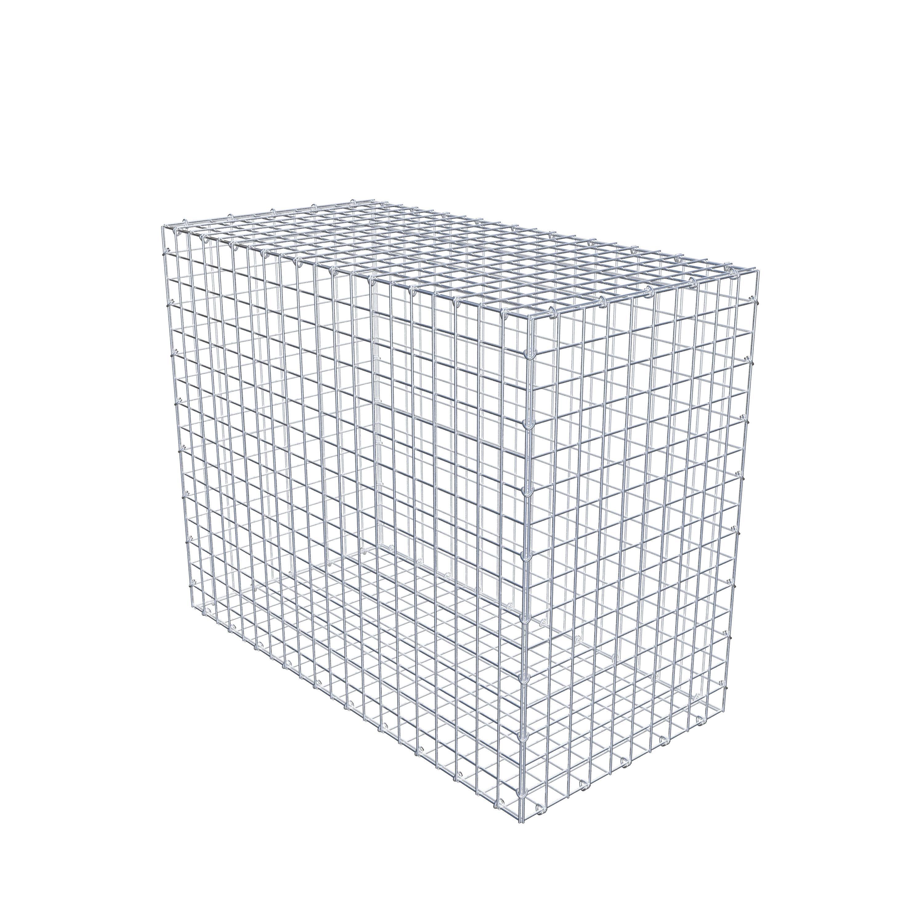 Gabion 100 cm x 80 cm x 50 cm (L x H x D), maskstorlek 5 cm x 5 cm, C-ring