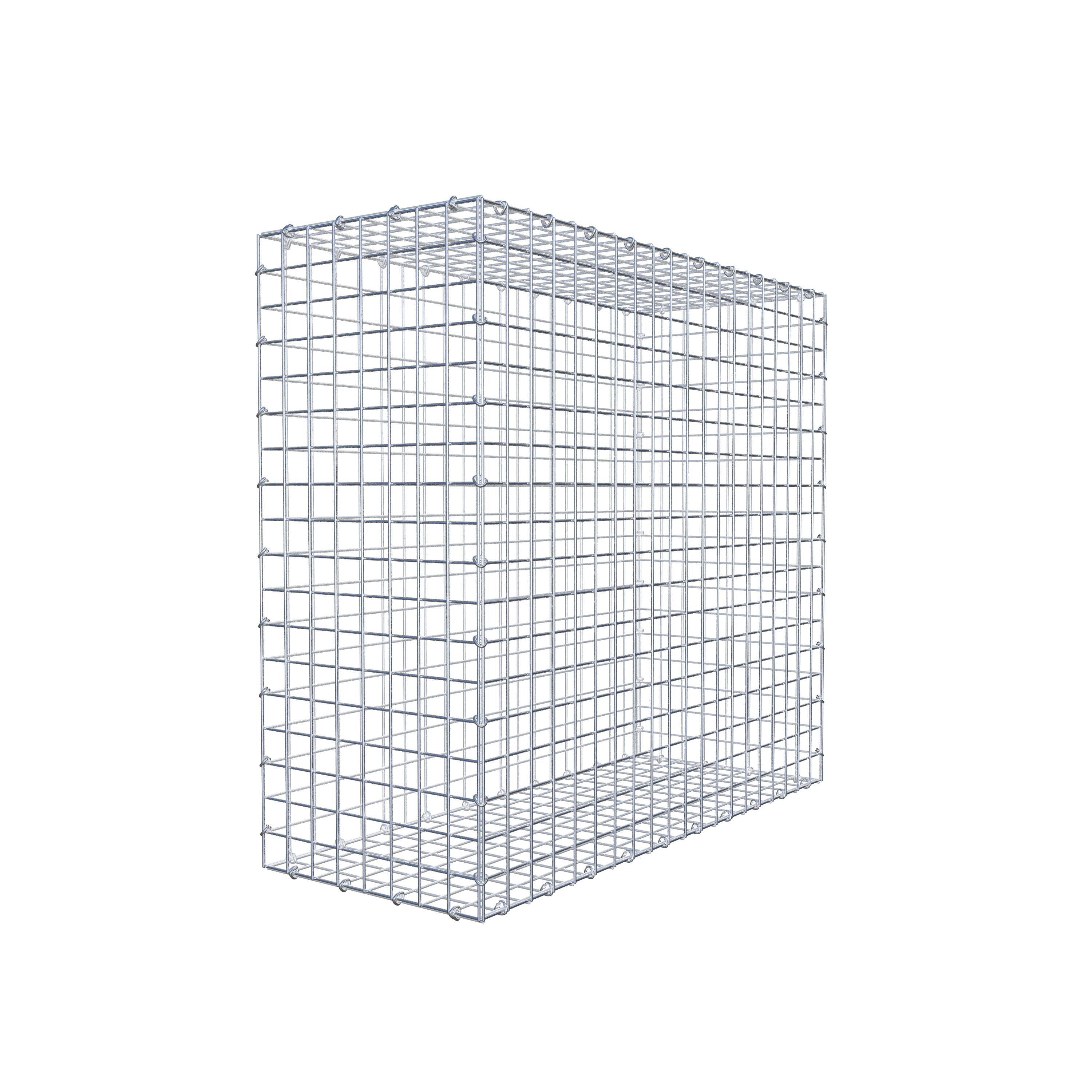 Gavión 100 cm x 90 cm x 40 cm (L x A x P), luz de malla 5 cm x 5 cm, anillo en C