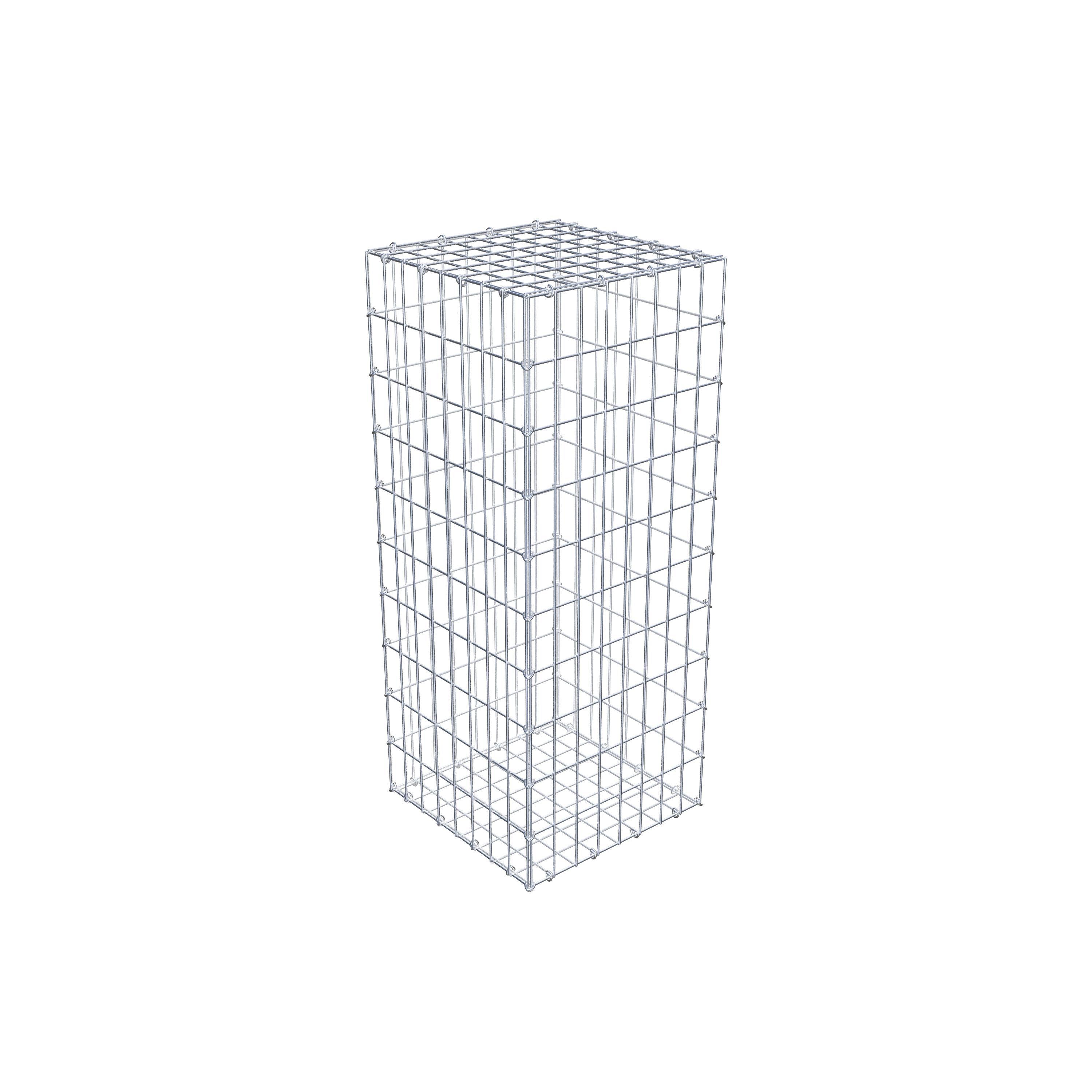 Gabion 100 cm x 40 cm x 40 cm (L x H x D), maskestørrelse 5 cm x 10 cm, C-ring