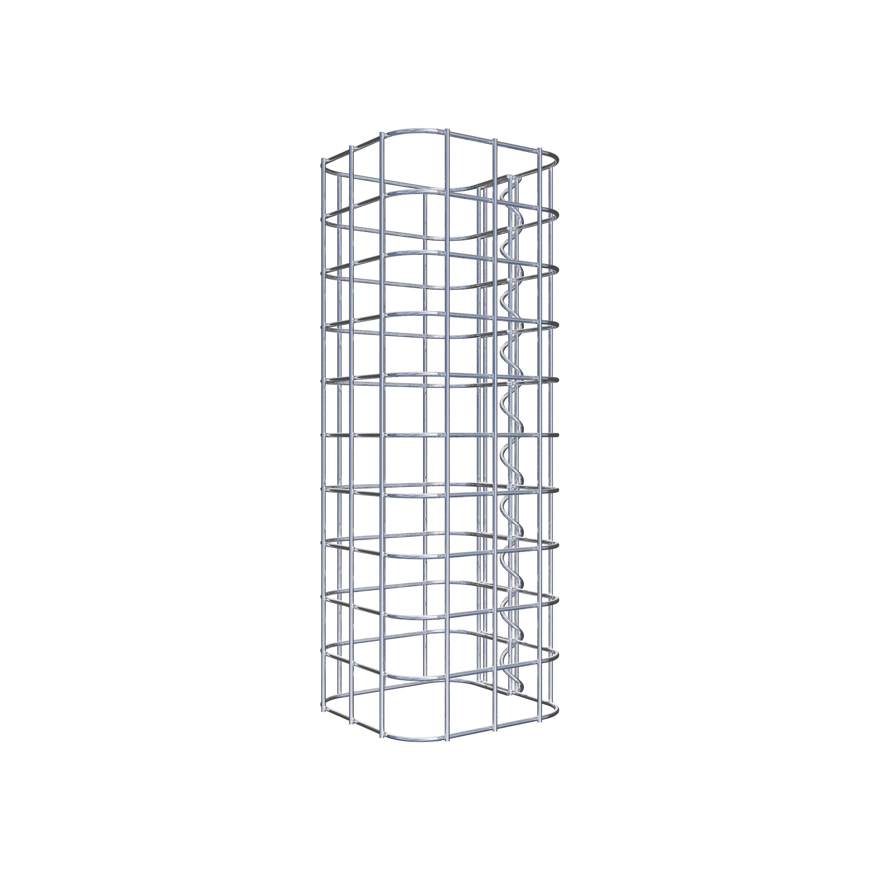 Columna de gaviones 17 x 17 cm, cuadrado MW 5 x 5 cm