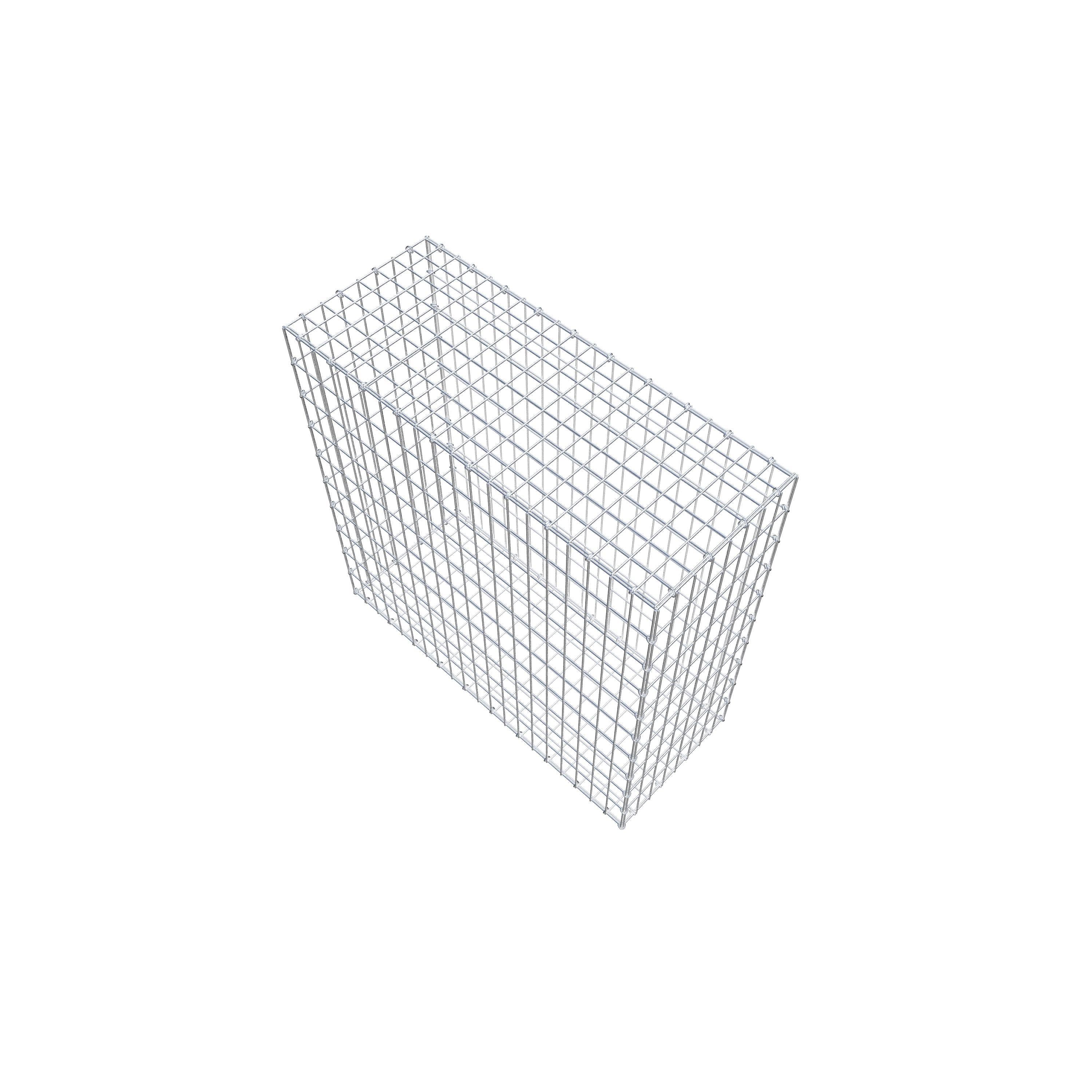 Schanskorf 100 cm x 100 cm x 40 cm (L x H x D), maaswijdte 5 cm x 10 cm, C-ring
