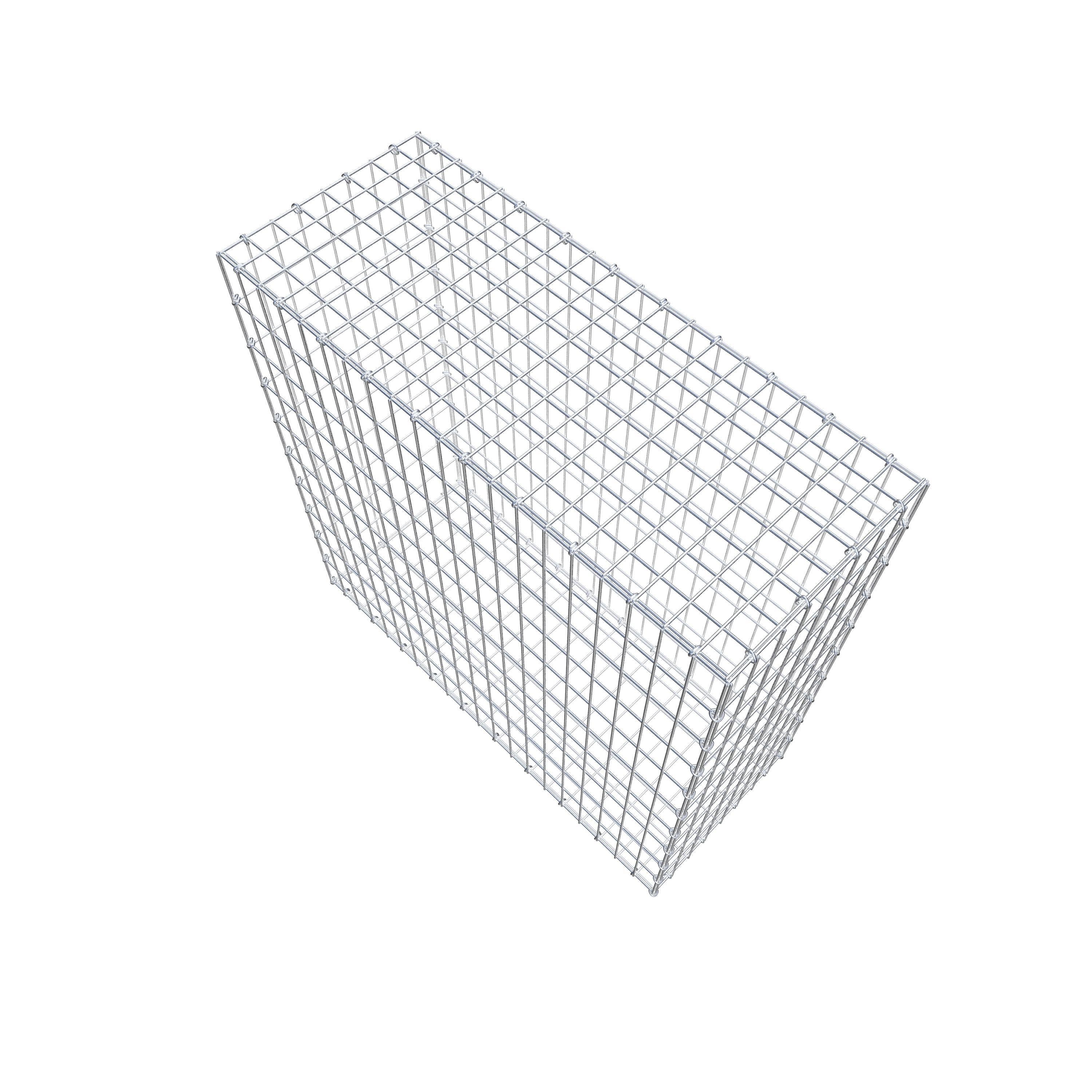 Schanskorf 100 cm x 100 cm x 40 cm (L x H x D), maaswijdte 5 cm x 10 cm, C-ring