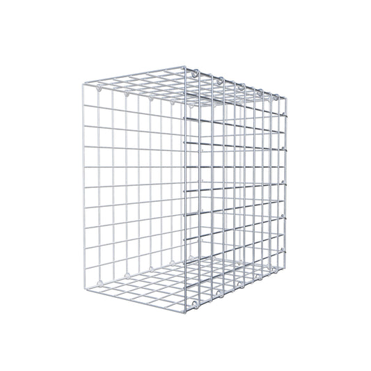 Monteret gabion type 2 50 cm x 50 cm x 30 cm (L x H x D), maskestørrelse 5 cm x 5 cm, C-ring