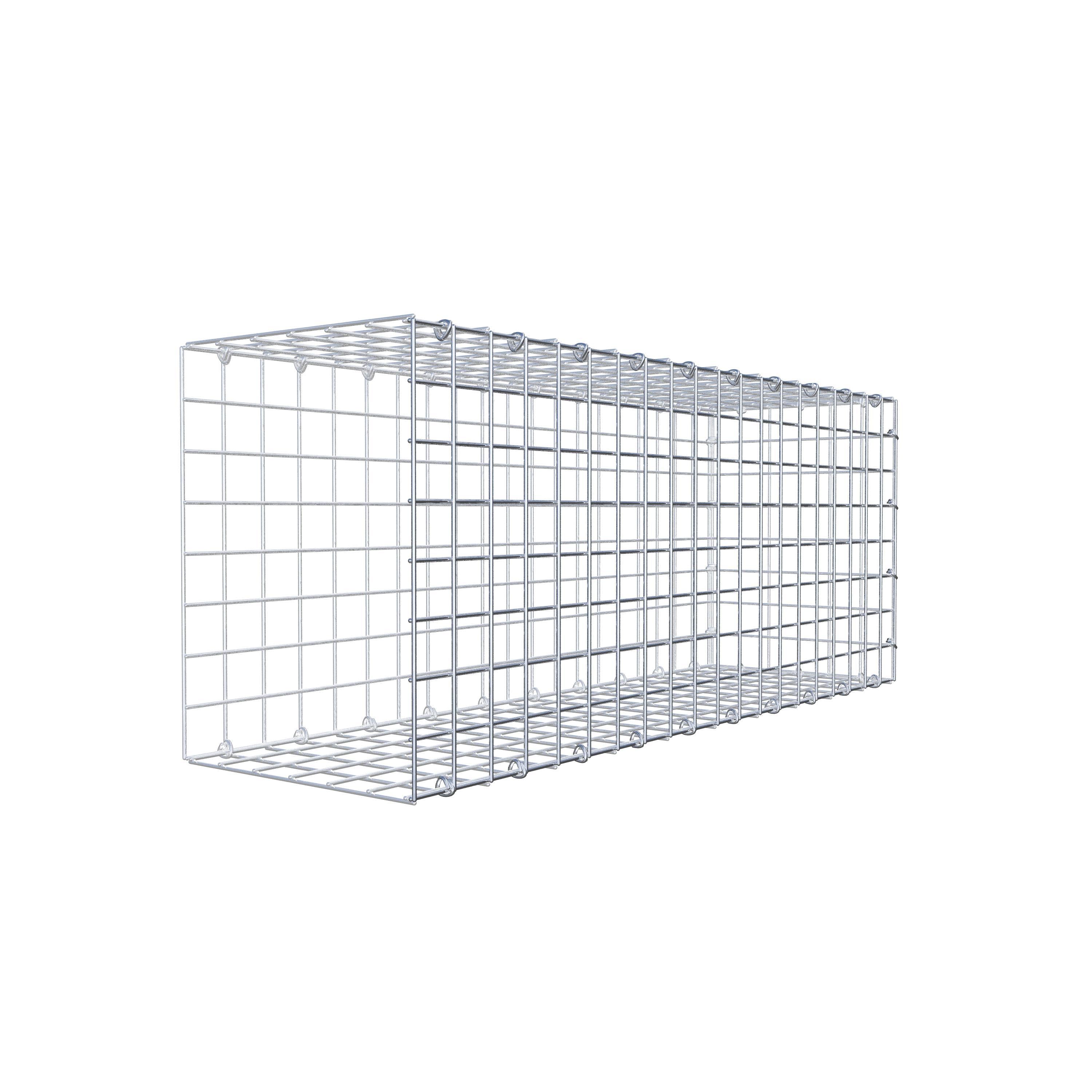 Fourche rapportée type 2 100 cm x 40 cm x 30 cm (L x H x P), mailles 5 cm x 5 cm, anneau C