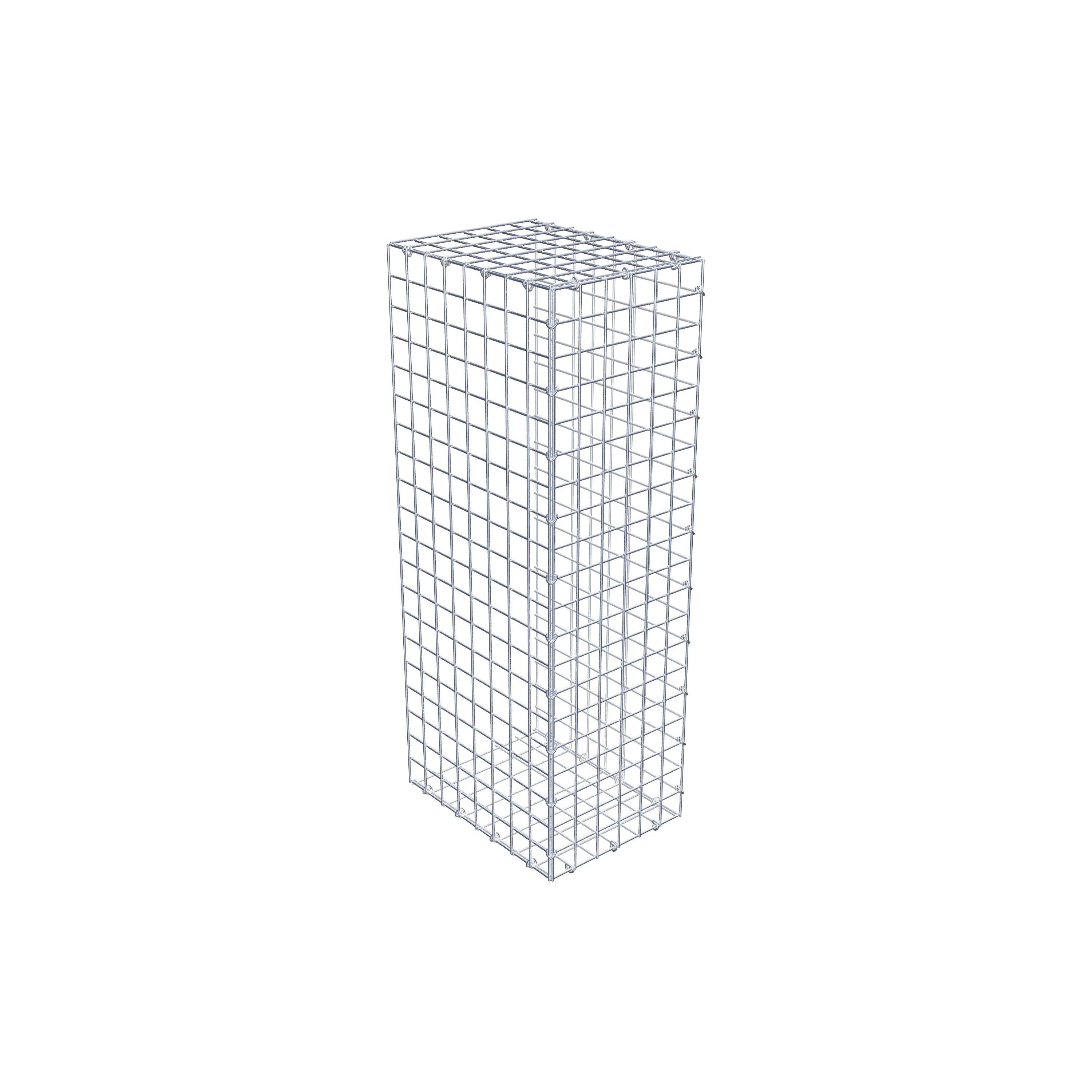 Fourche rapportée type 2 100 cm x 40 cm x 30 cm (L x H x P), mailles 5 cm x 5 cm, anneau C