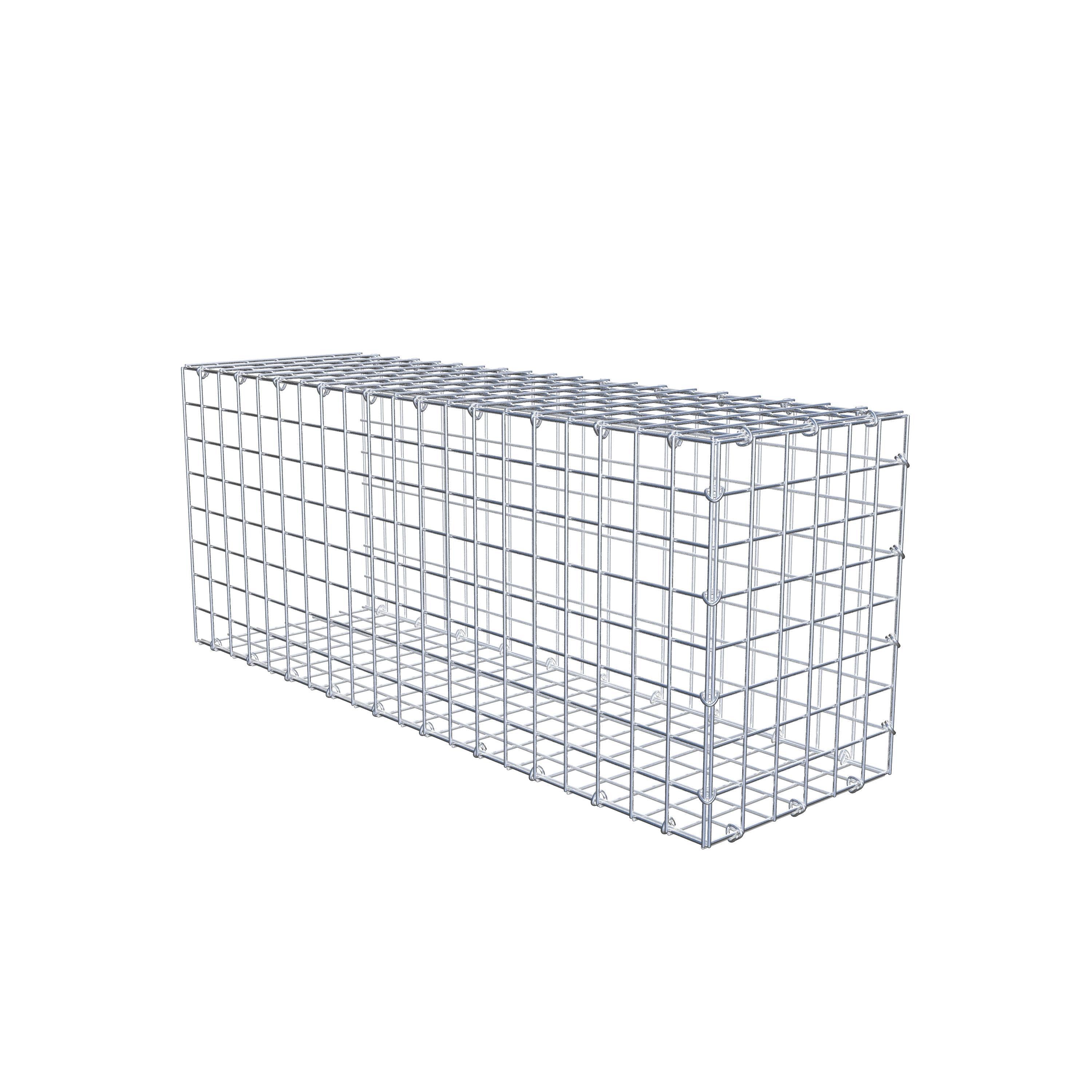 Fourche rapportée type 2 100 cm x 40 cm x 30 cm (L x H x P), mailles 5 cm x 5 cm, anneau C