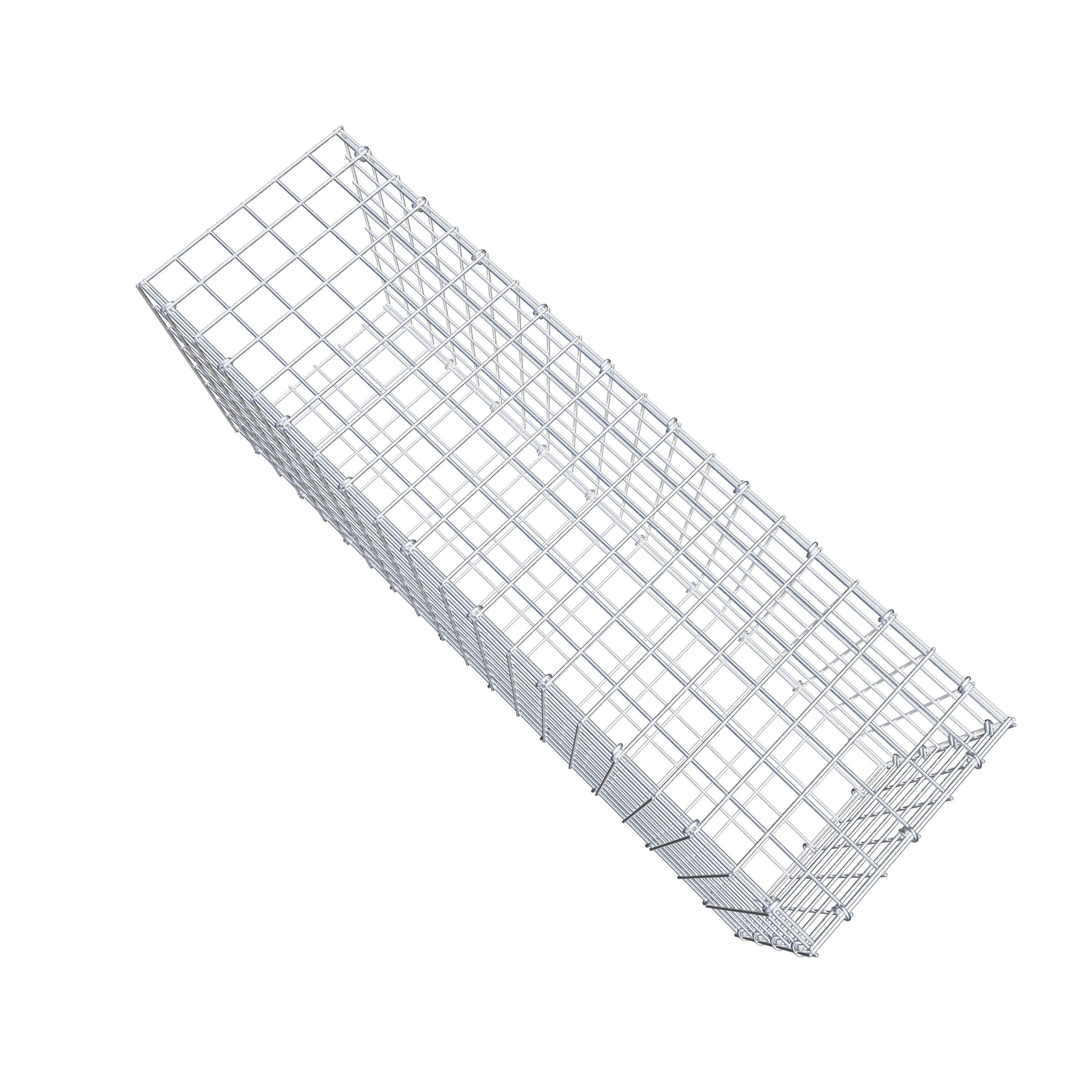Fourche rapportée type 2 100 cm x 40 cm x 30 cm (L x H x P), mailles 5 cm x 5 cm, anneau C