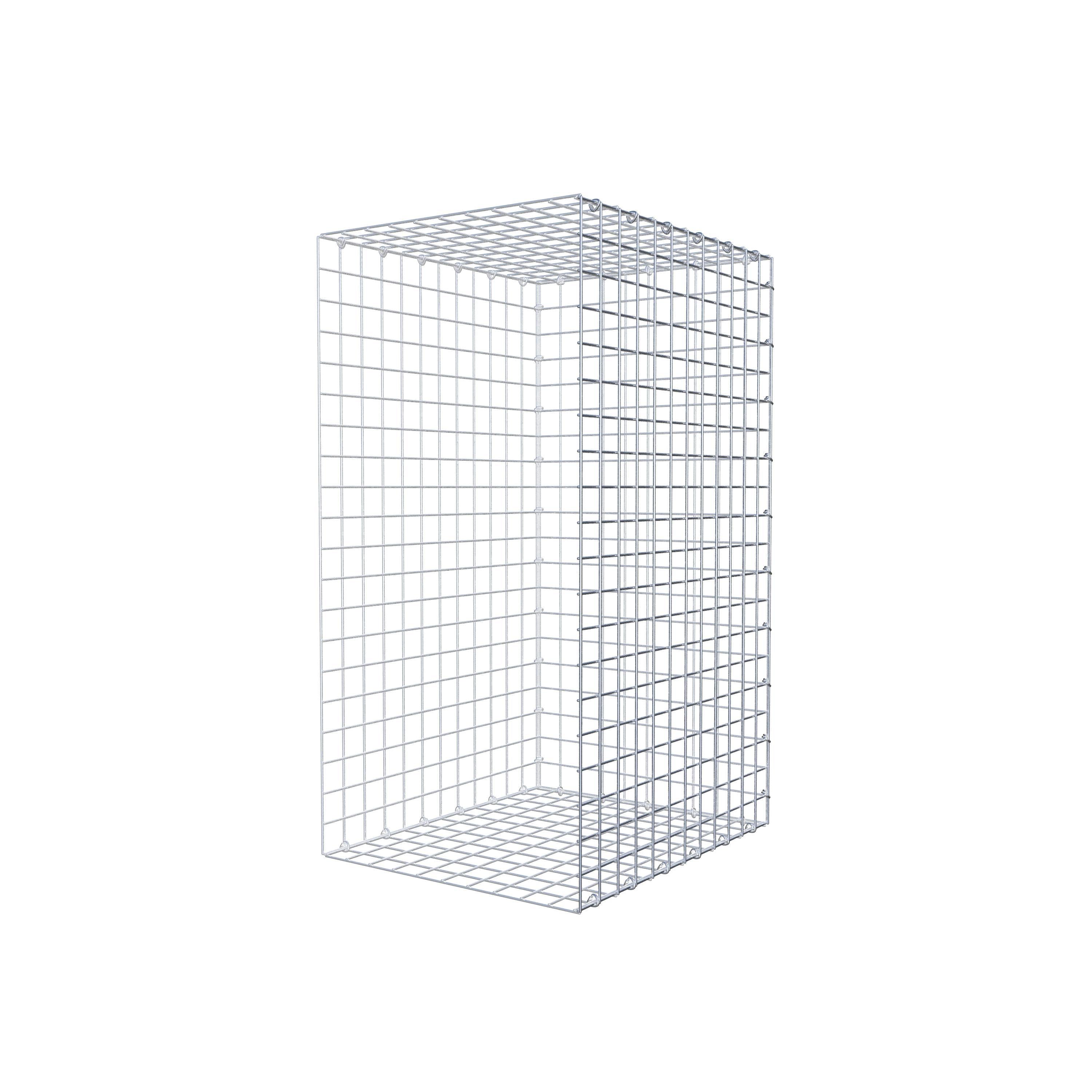 Gabião Tipo 2 100 cm x 60 cm x 50 cm (C x A x P), malhagem 5 cm x 5 cm, anel C