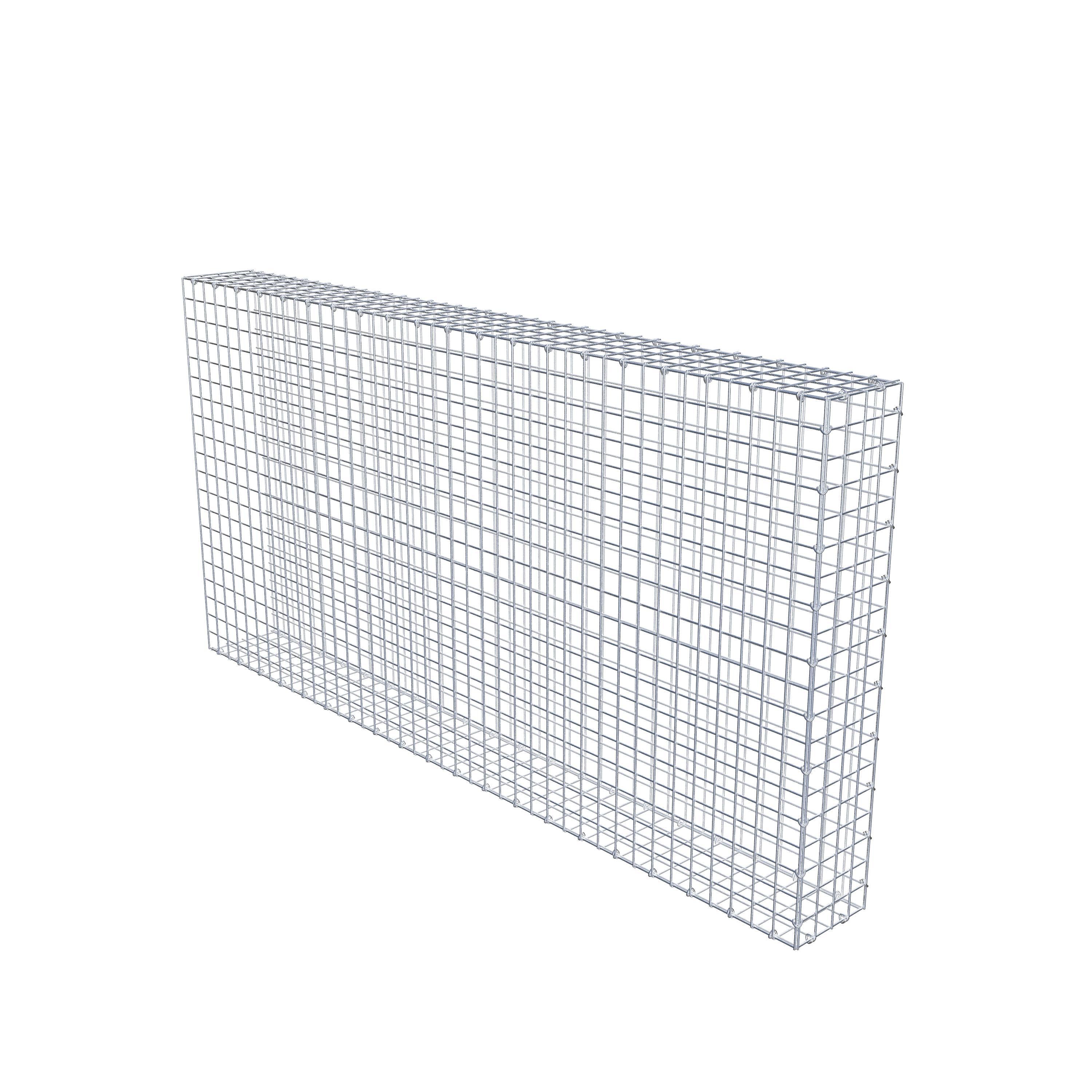 Mounted gabion type 2 200 cm x 100 cm x 20 cm (L x H x D), mesh size 5 cm x 5 cm, C-ring