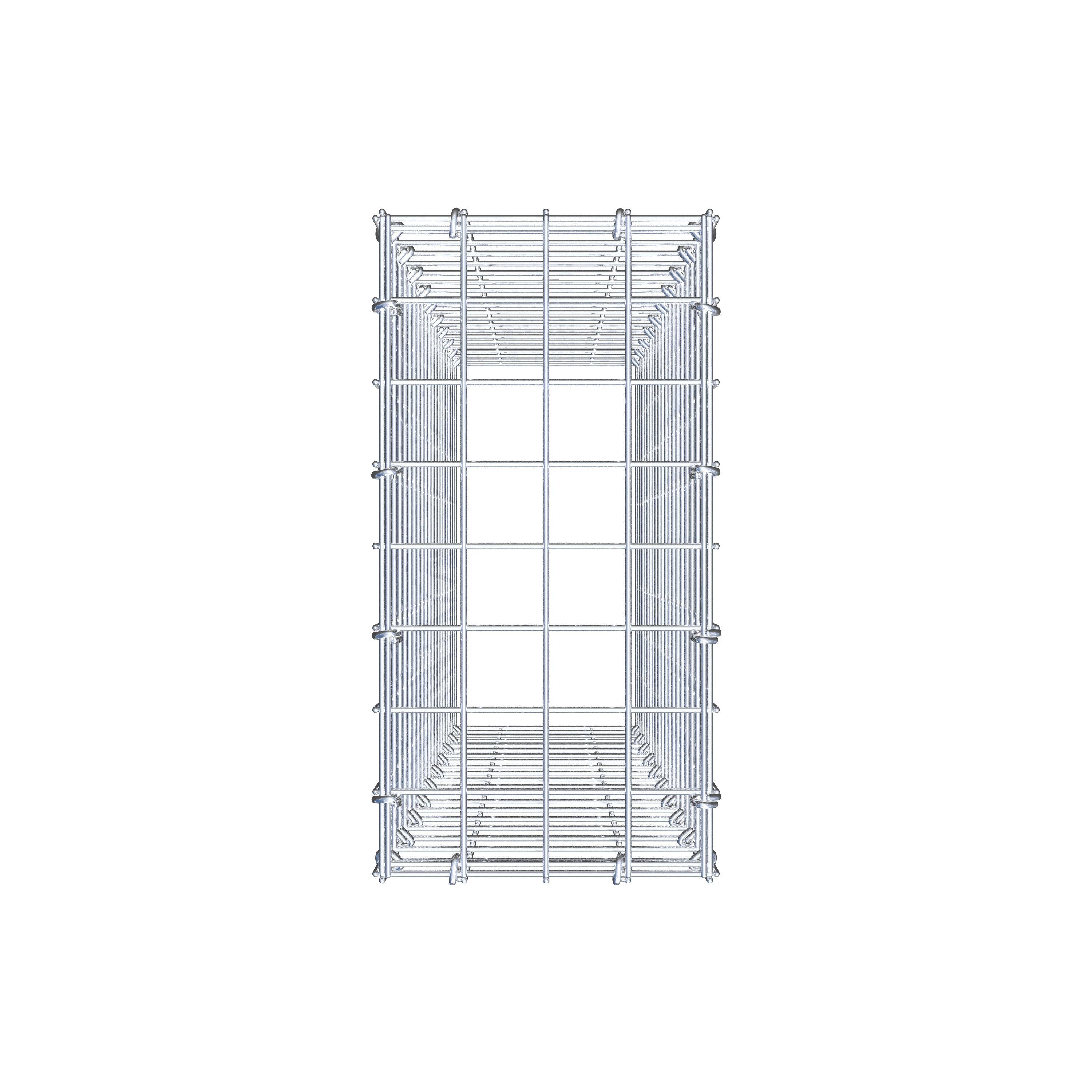 Fourche rapportée type 3 100 cm x 20 cm x 40 cm (L x H x P), mailles 5 cm x 5 cm, anneau C