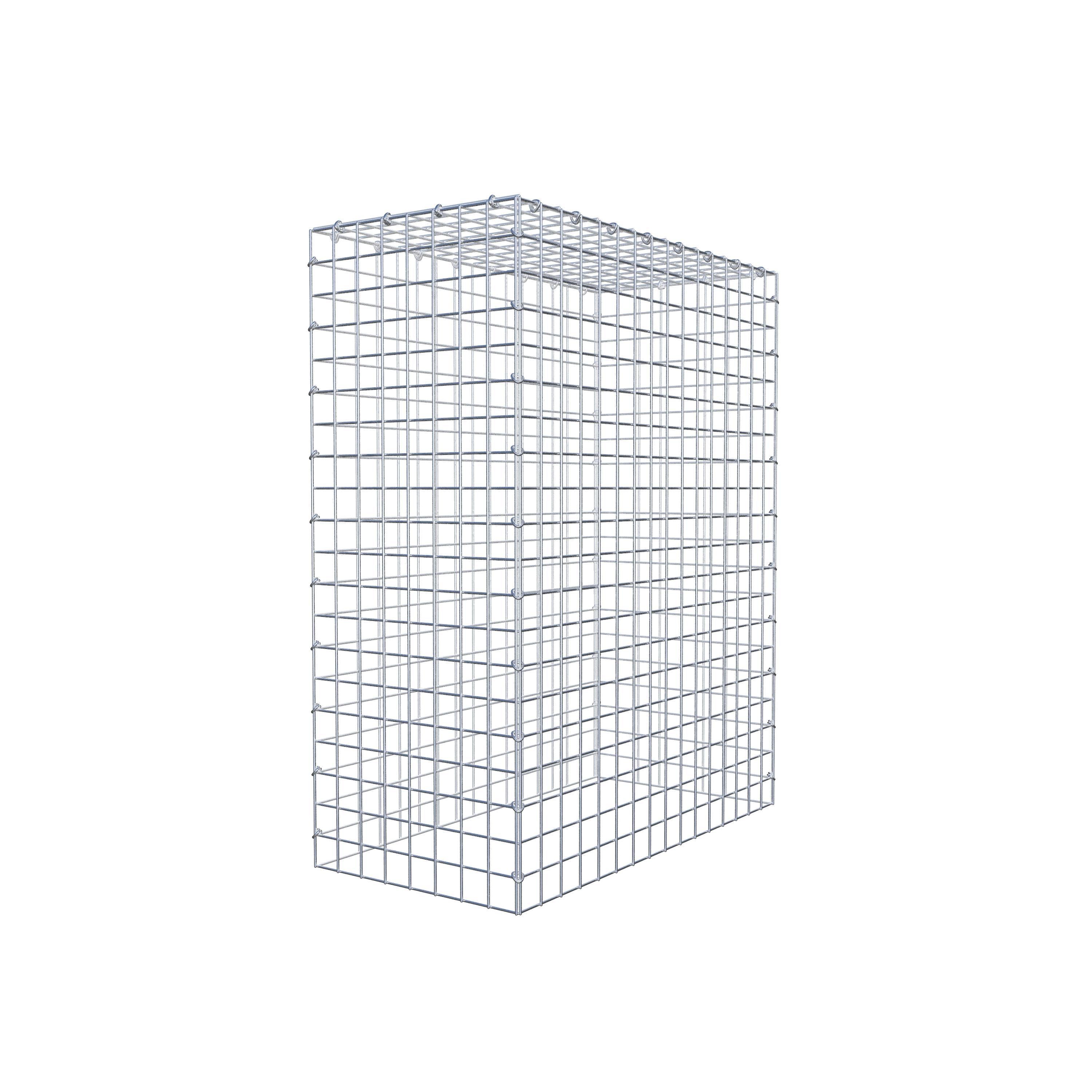 Type 3 oplegkorf 100 cm x 80 cm x 40 cm (L x H x D), maaswijdte 5 cm x 5 cm, C-ring