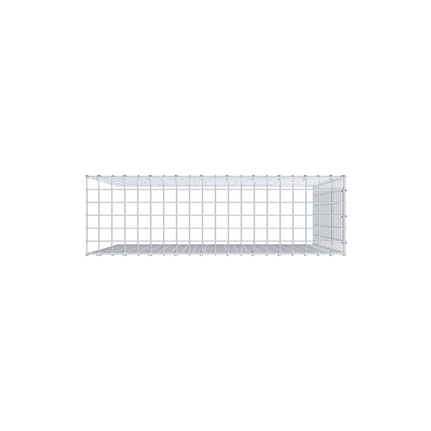 Add-on schanskorf type 4 100 cm x 100 cm x 30 cm (L x H x D), maaswijdte 5 cm x 5 cm, C-ring